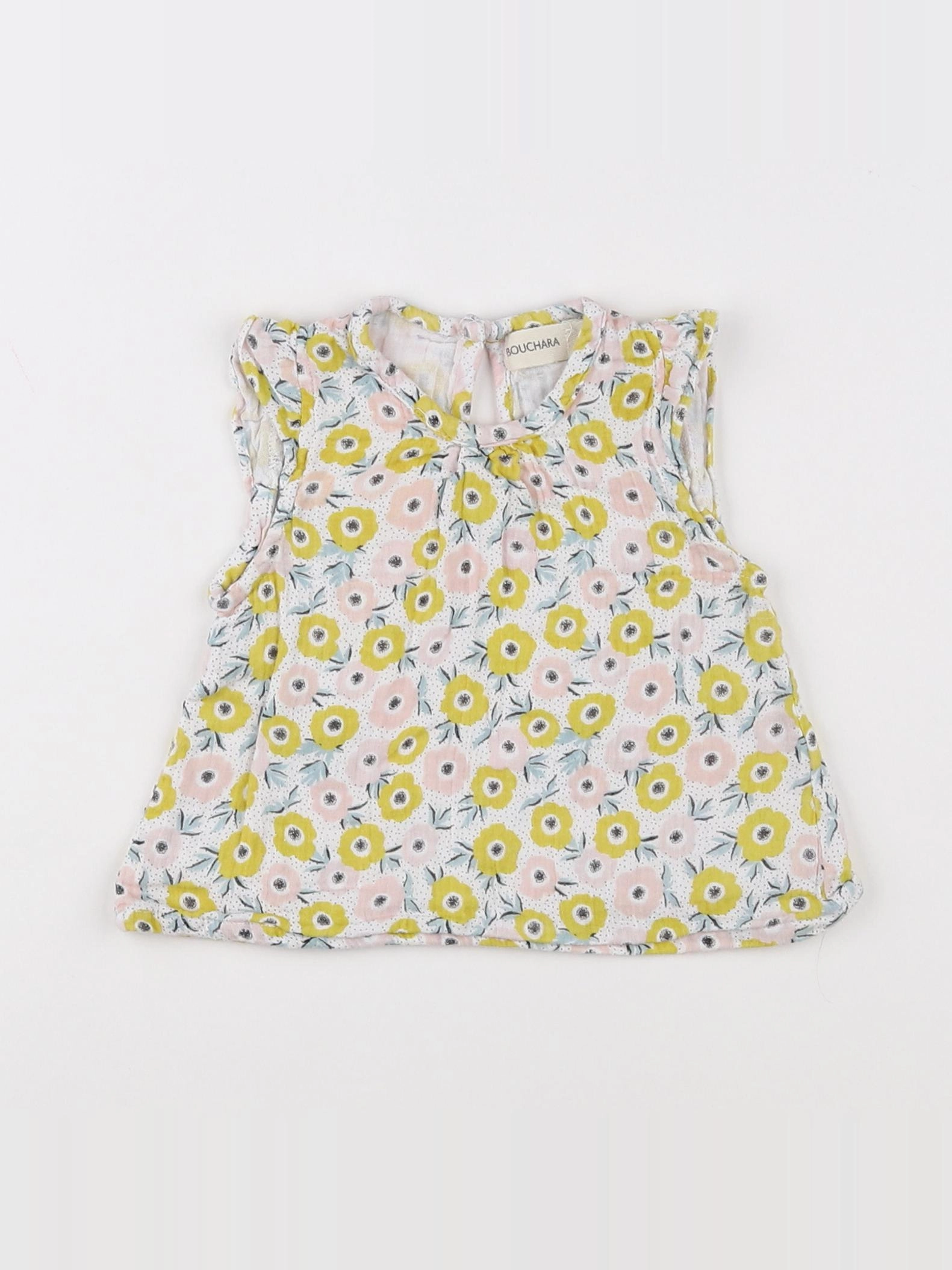 Bouchara - blouse jaune - 18 mois