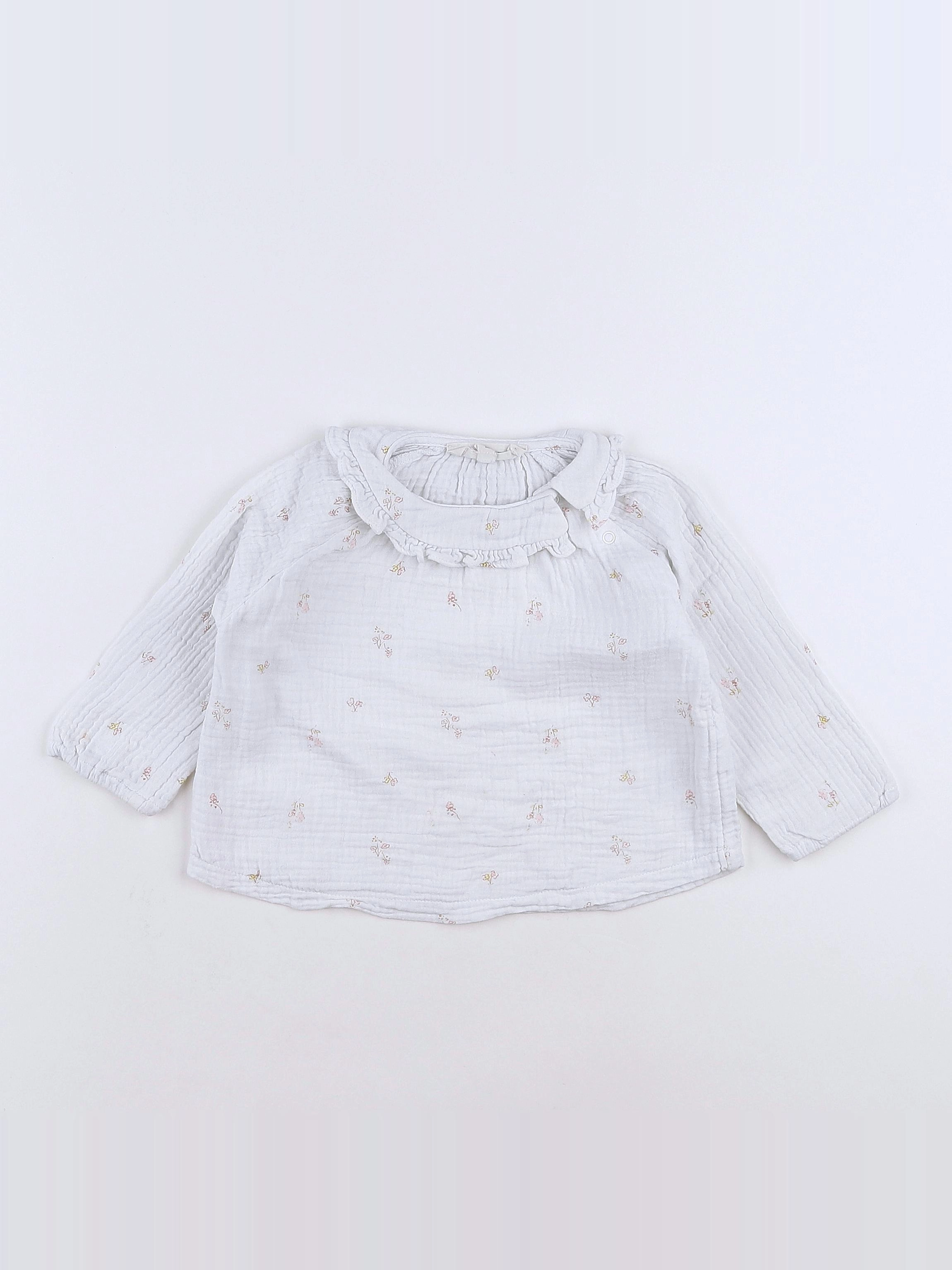 Little Cigogne - blouse blanc - 12 mois