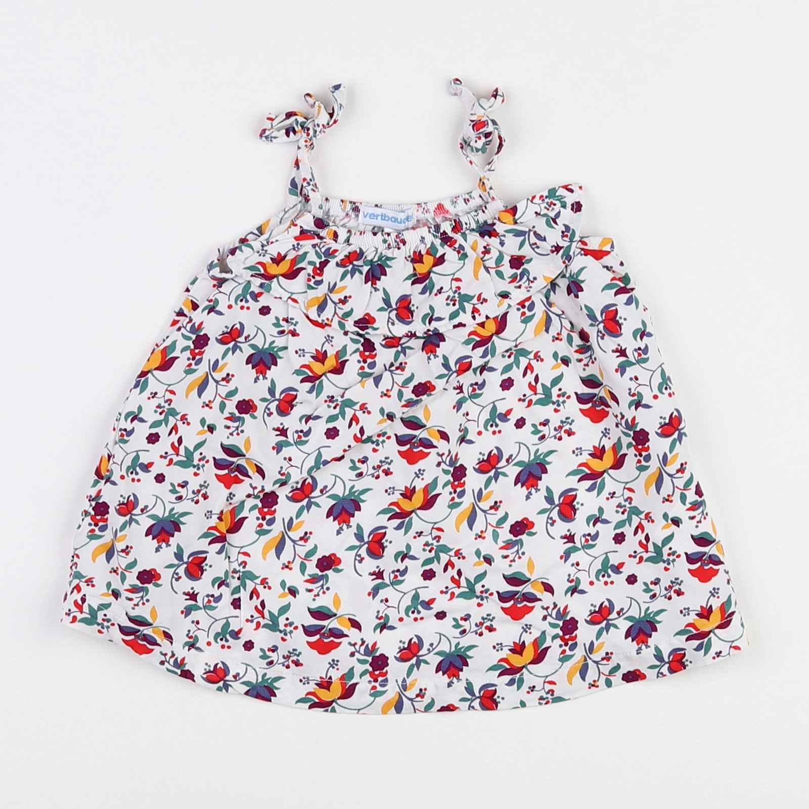 Vertbaudet - robe multicolore - 3 mois