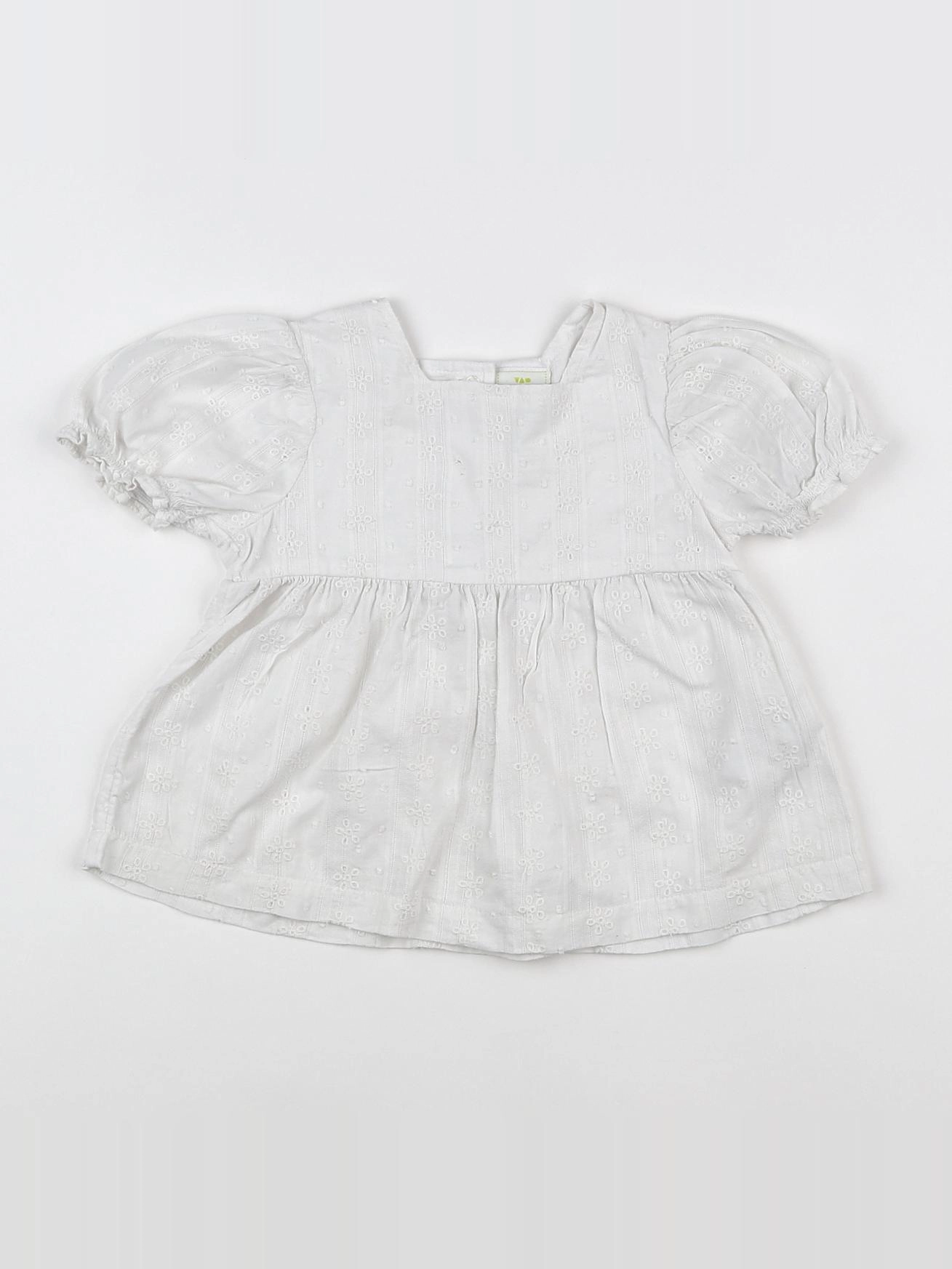 Tape à l'oeil - blouse blanc - 18 mois