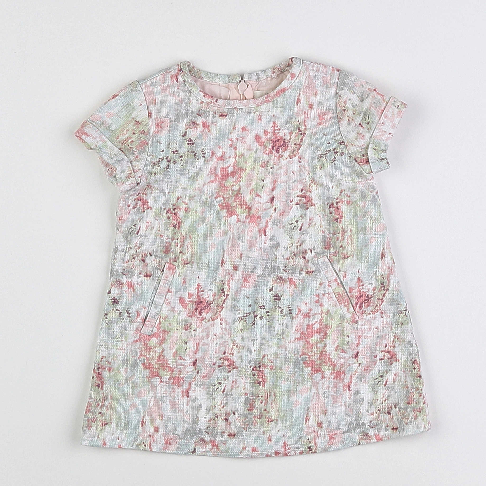 Zara - robe multicolore - 6/9 mois