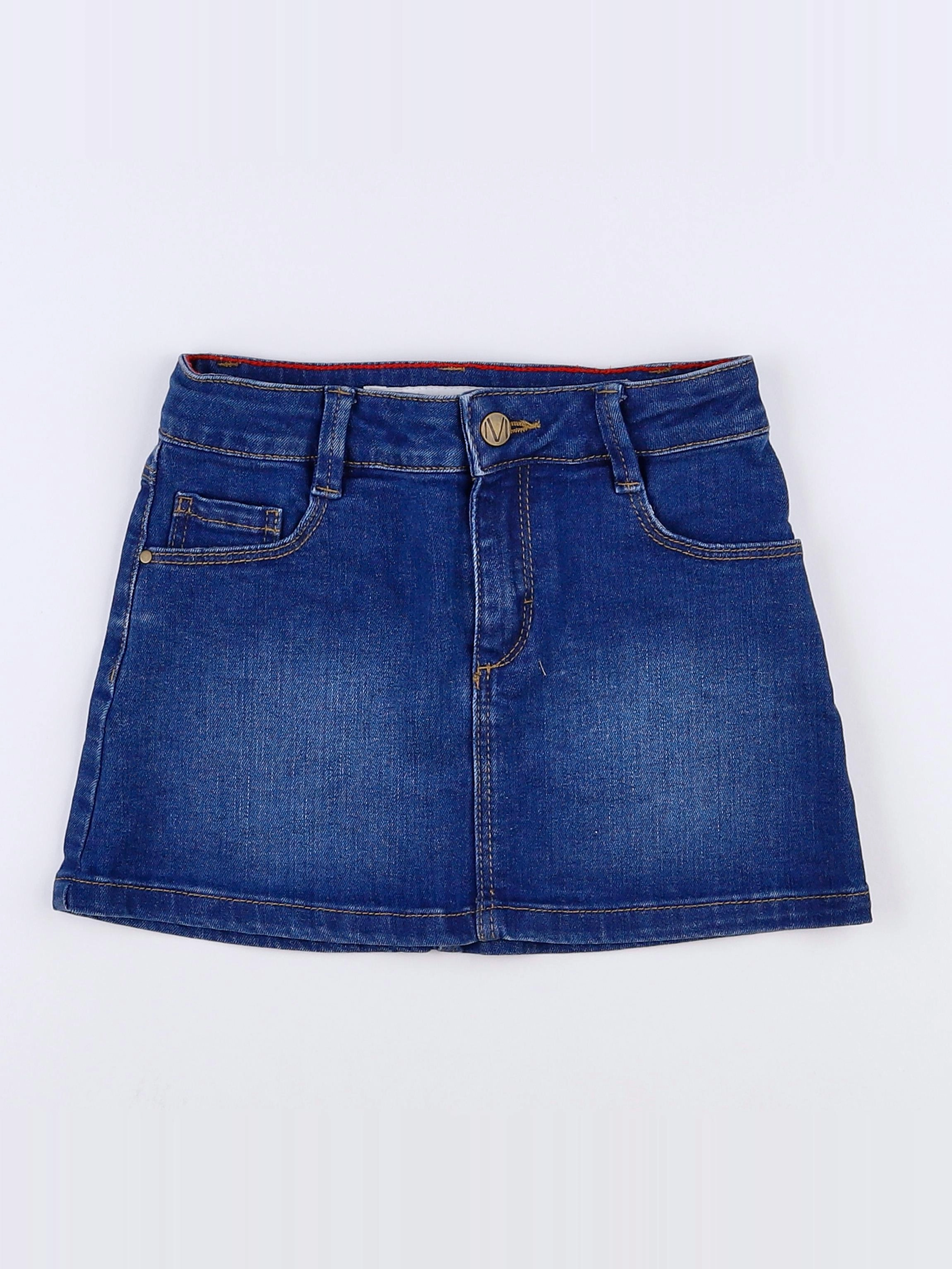 Monoprix - jupe bleu - 4 ans