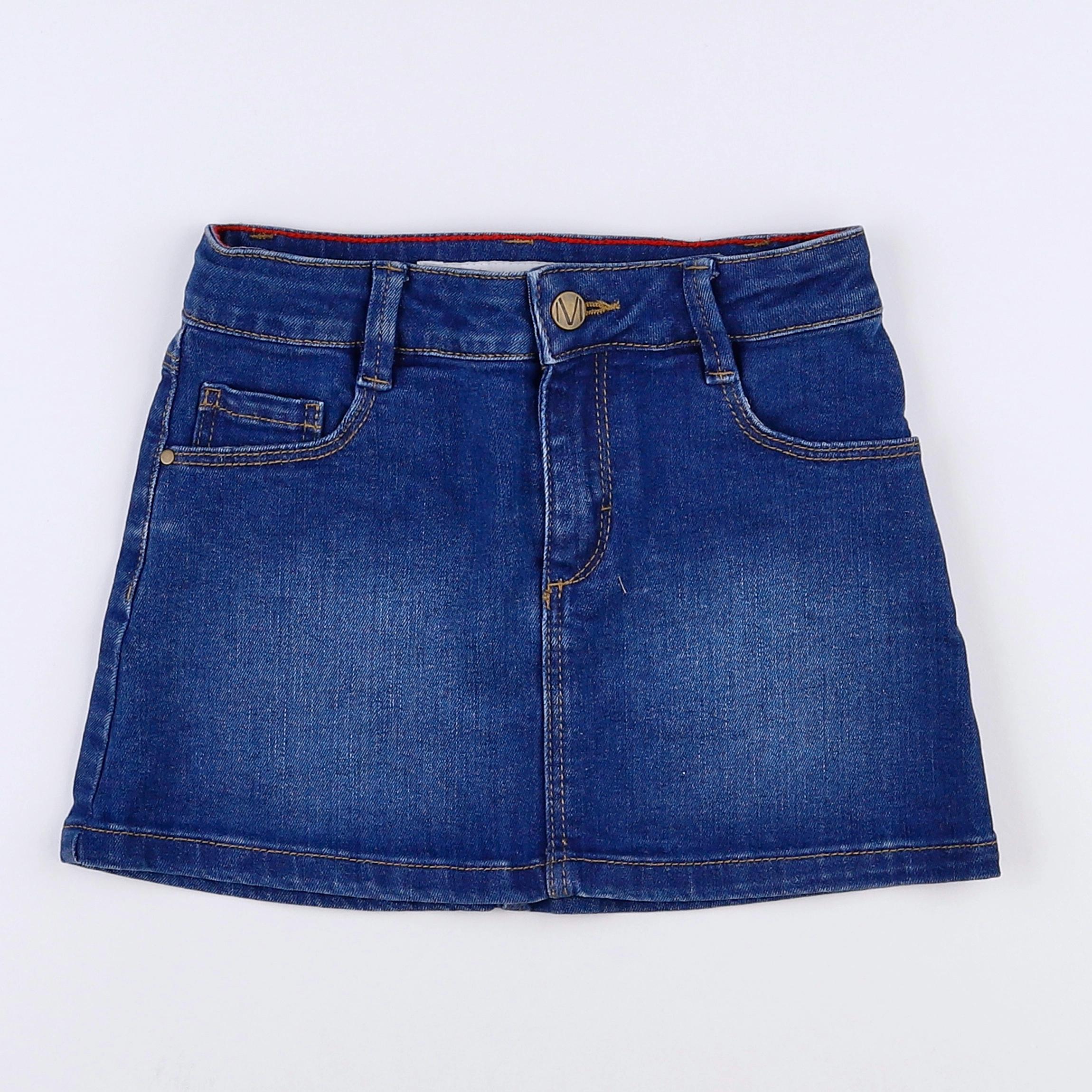 Monoprix - jupe bleu - 4 ans