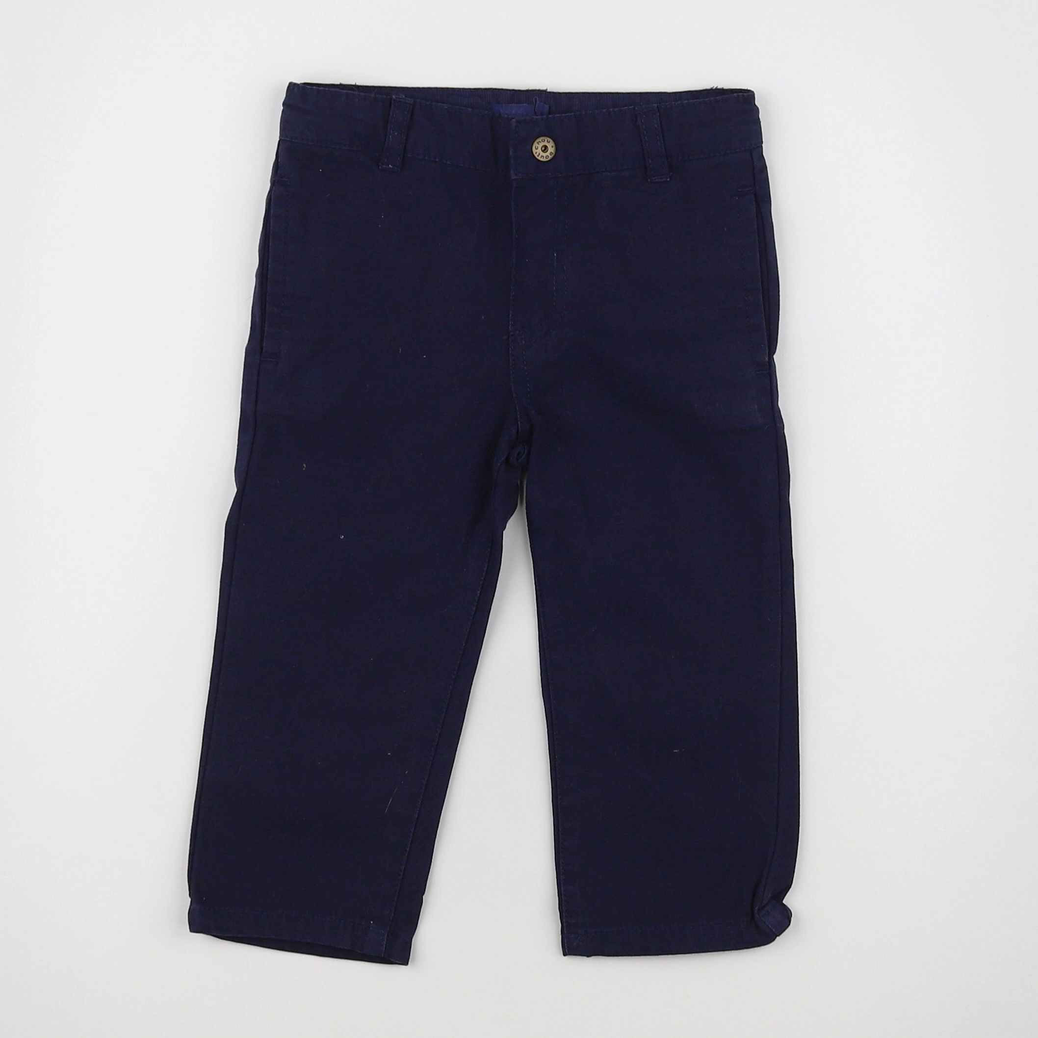 Boutchou - pantalon bleu - 12 mois