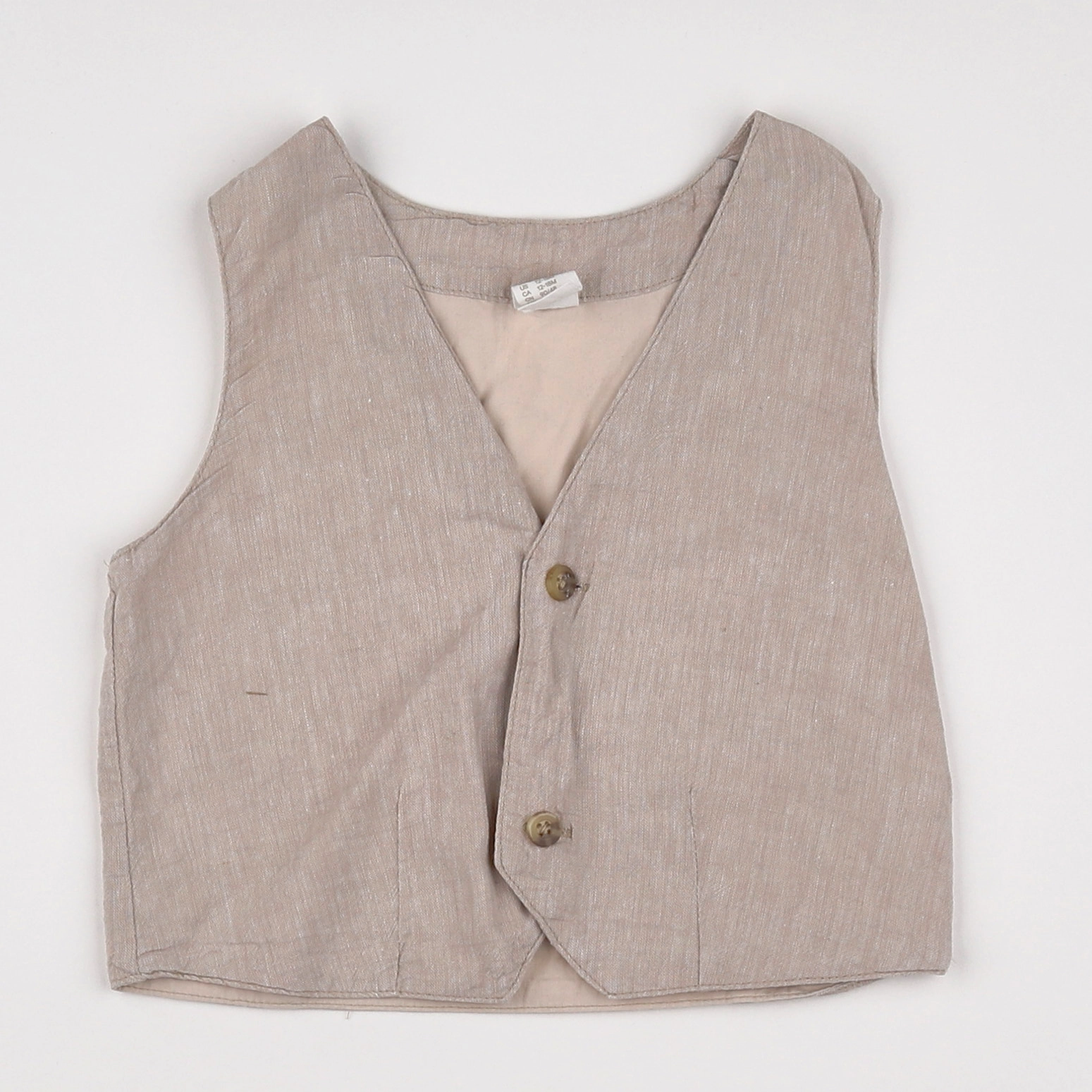 H&M - gilet beige - 12/18 mois