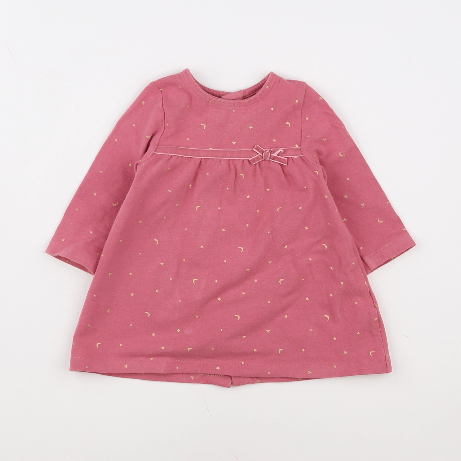 Vertbaudet - robe rose - 3 mois