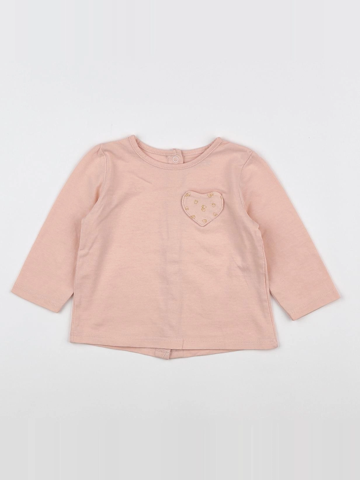 Vertbaudet - tee-shirt rose - 6 mois