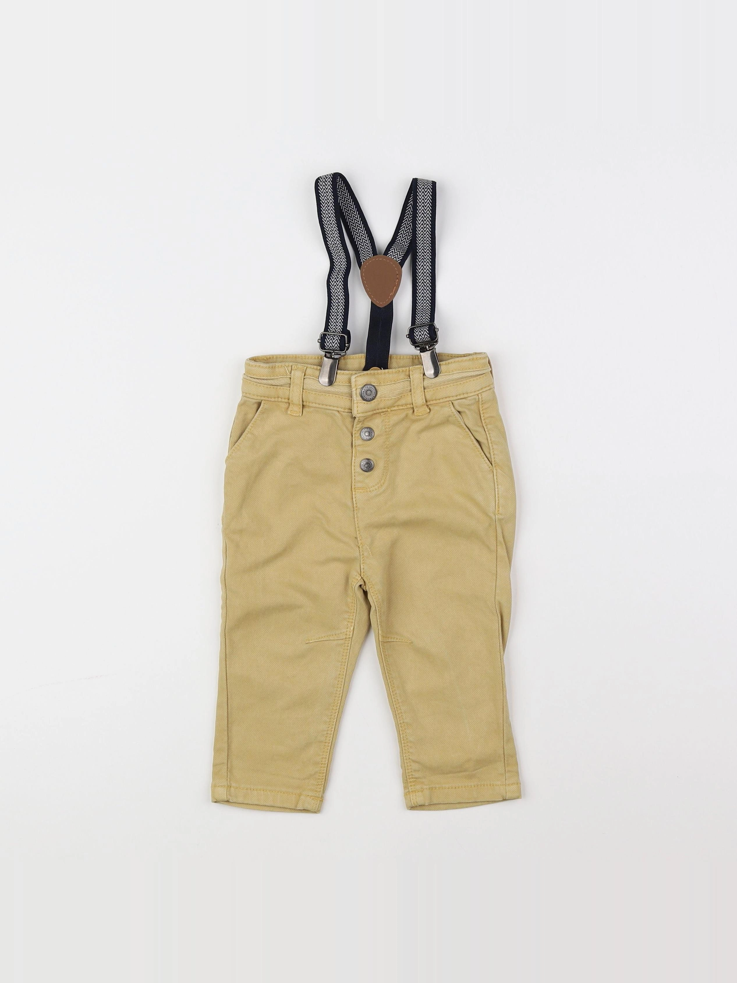 Tape à l'oeil - pantalon jaune - 9 mois