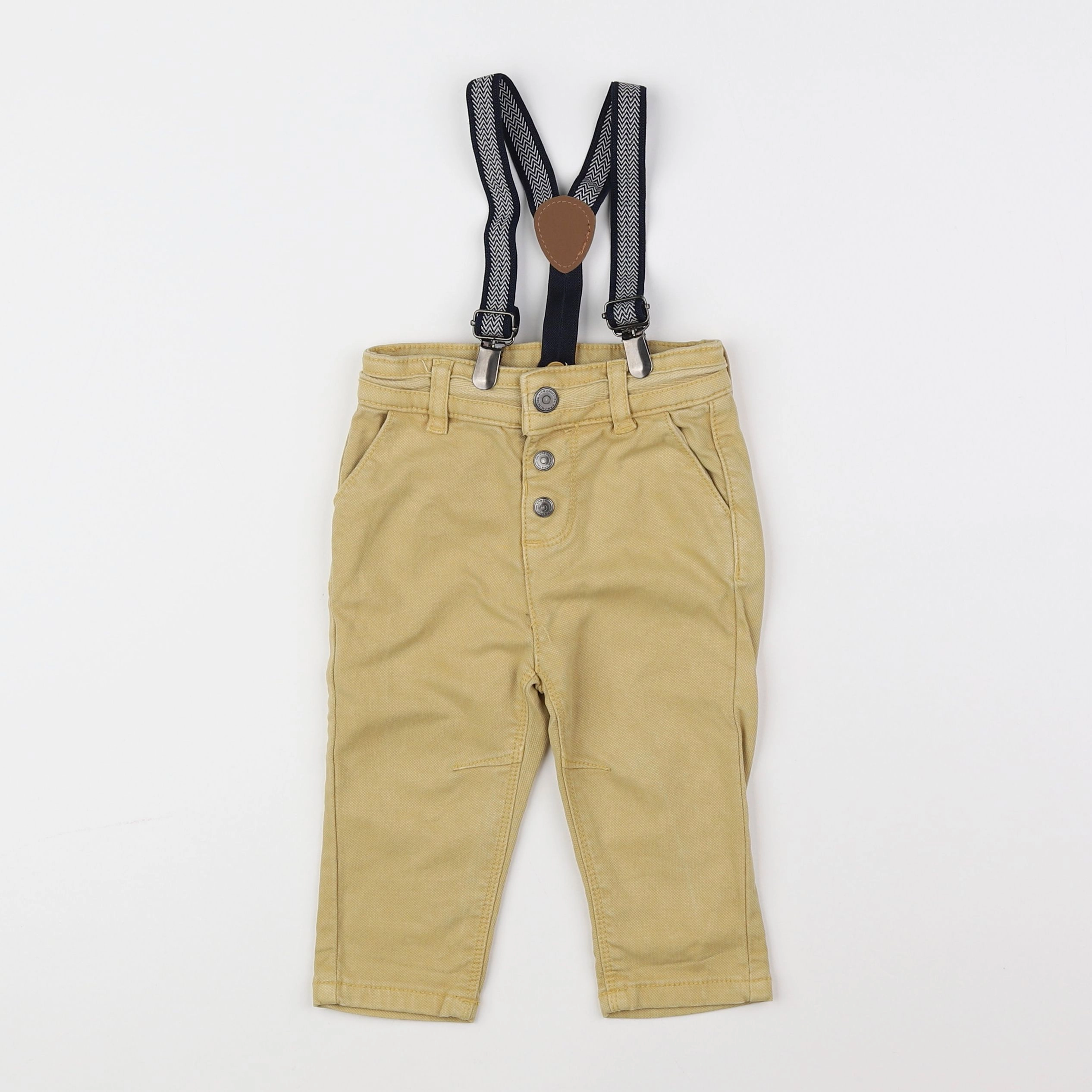 Tape à l'oeil - pantalon jaune - 9 mois