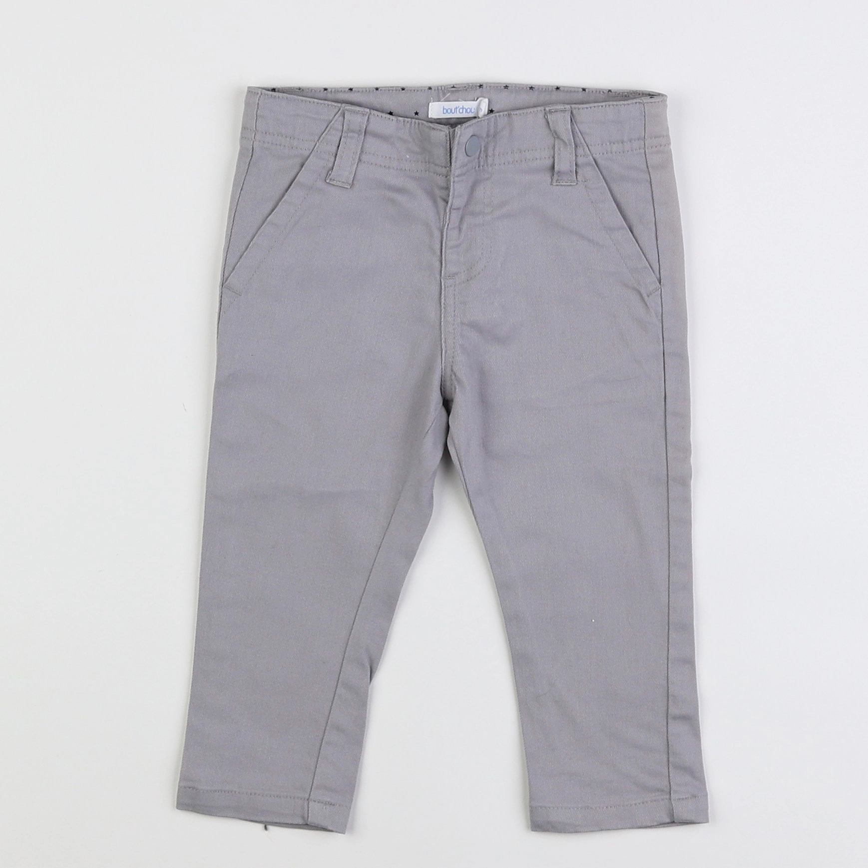 Boutchou - pantalon gris - 9 mois
