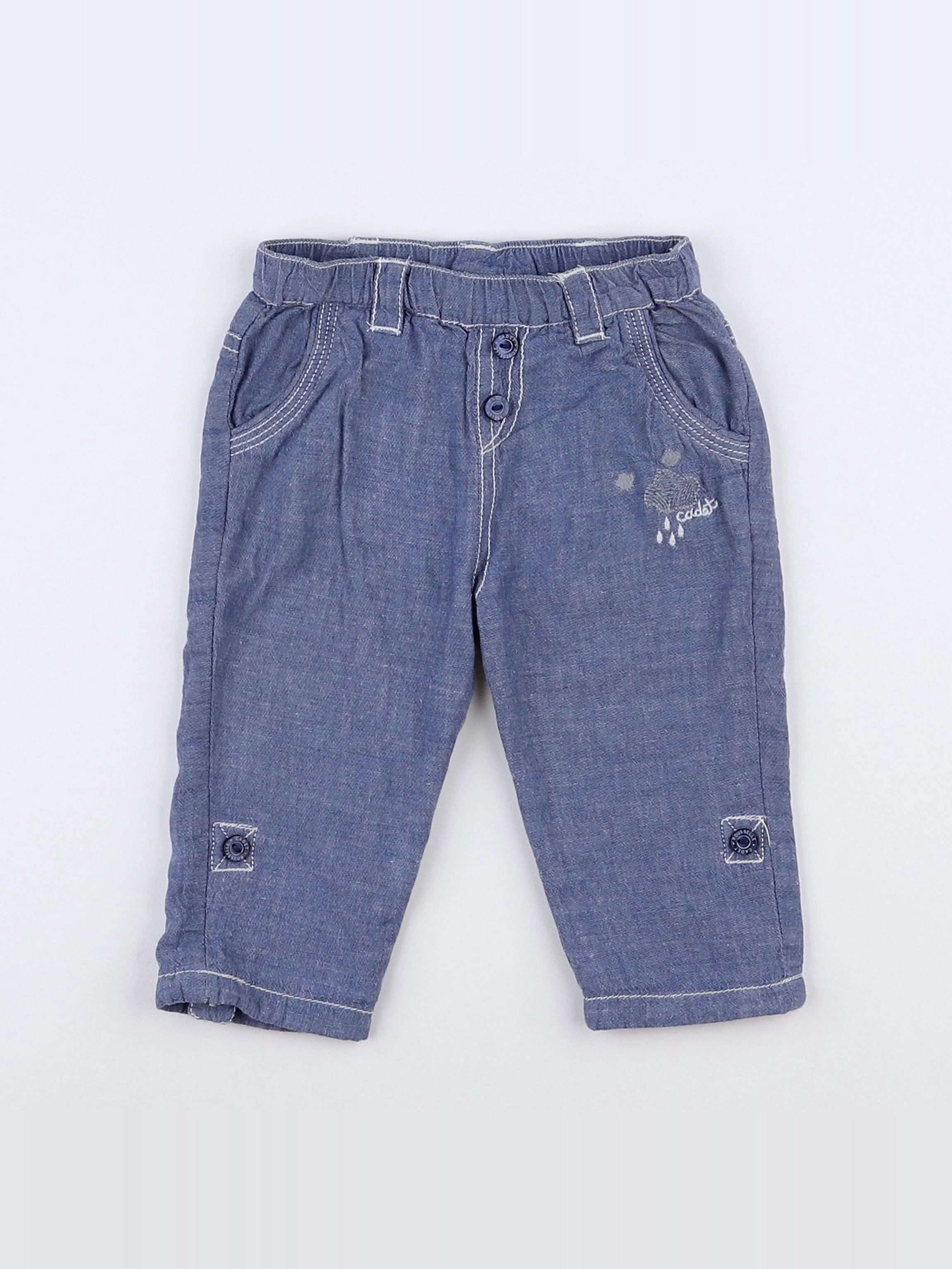 Cadet Rousselle - pantalon bleu - 3 mois