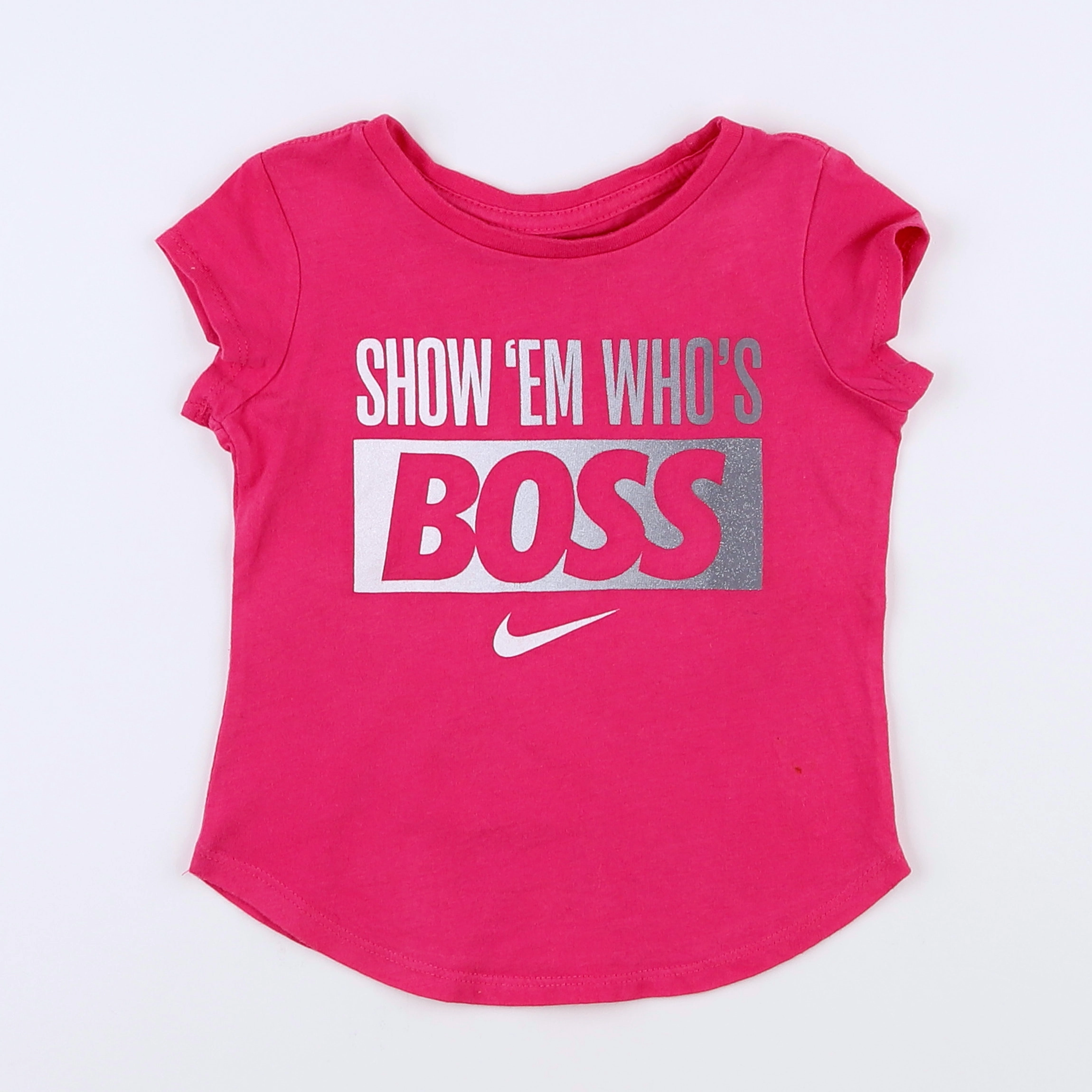 Nike - tee-shirt rose - 2 ans