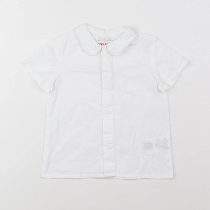 Neck & Neck - blouse blanc - 12 mois