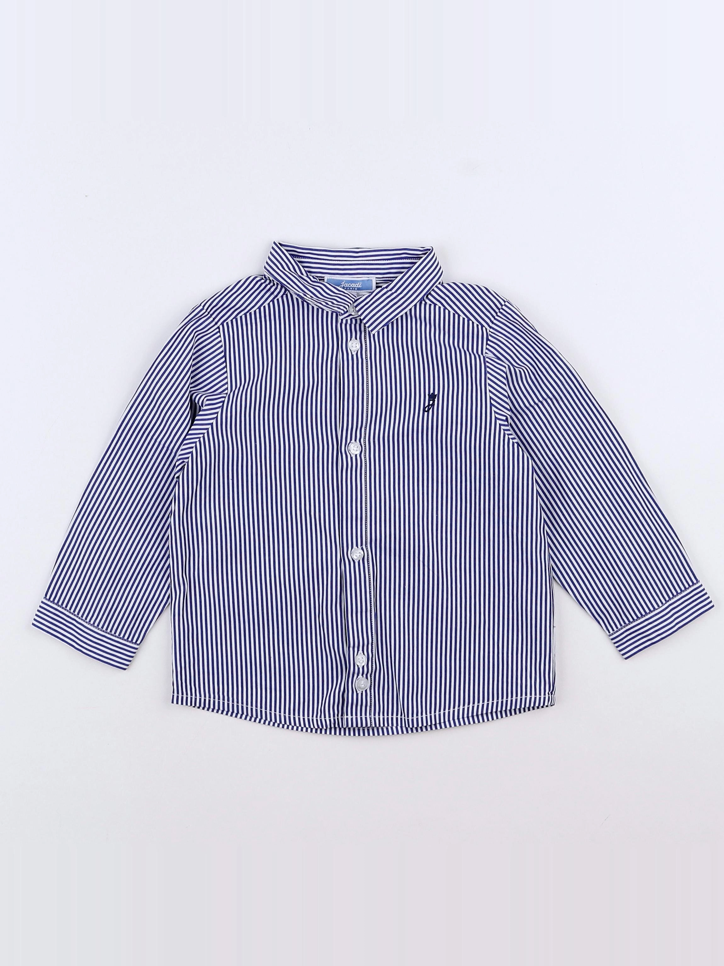 Jacadi - chemise bleu - 18 mois