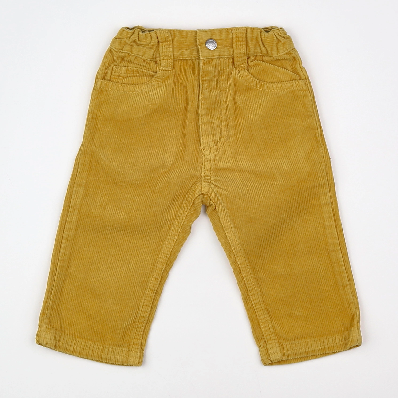 Petit Bateau - pantalon jaune - 6 mois