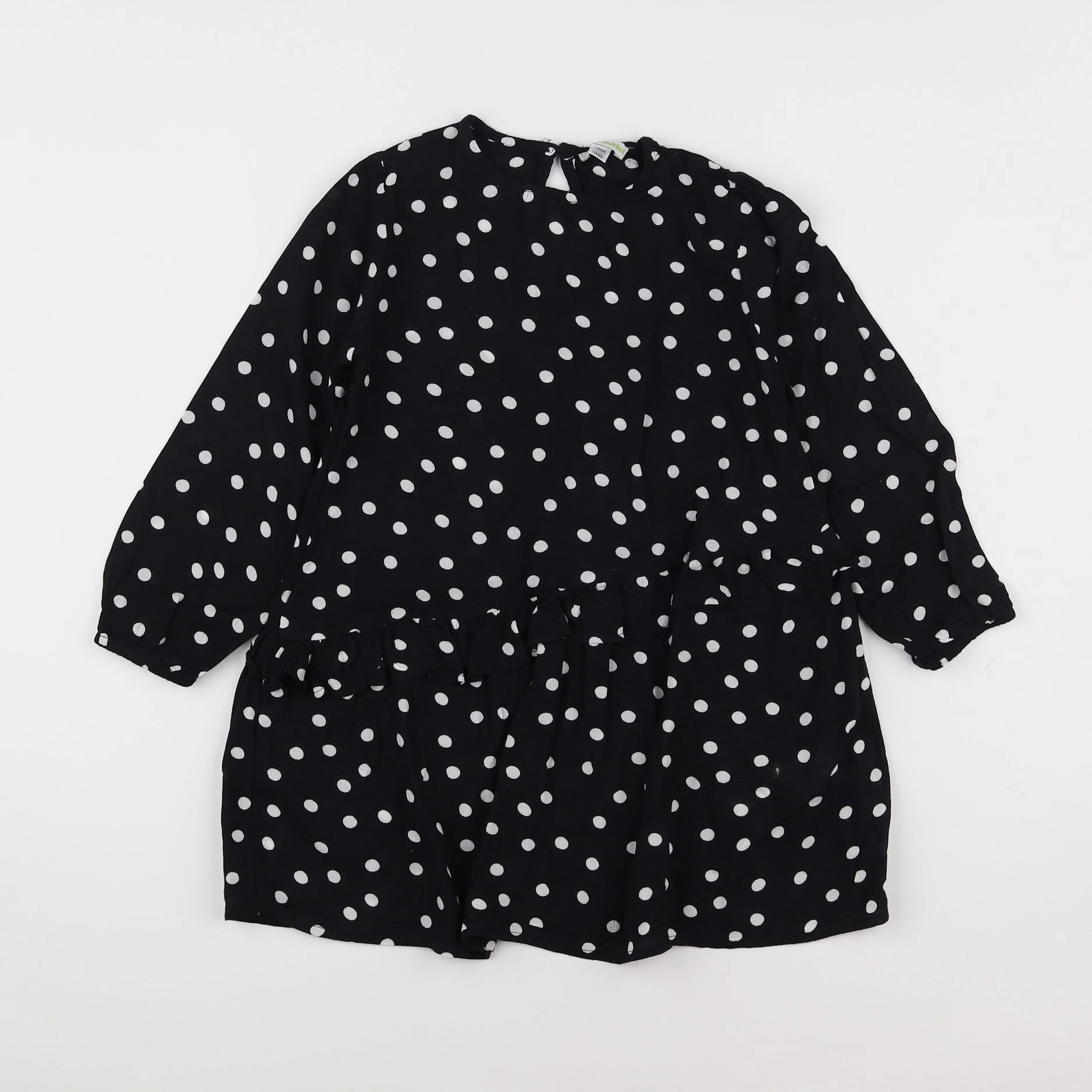 Vertbaudet - robe noir, blanc - 5 ans