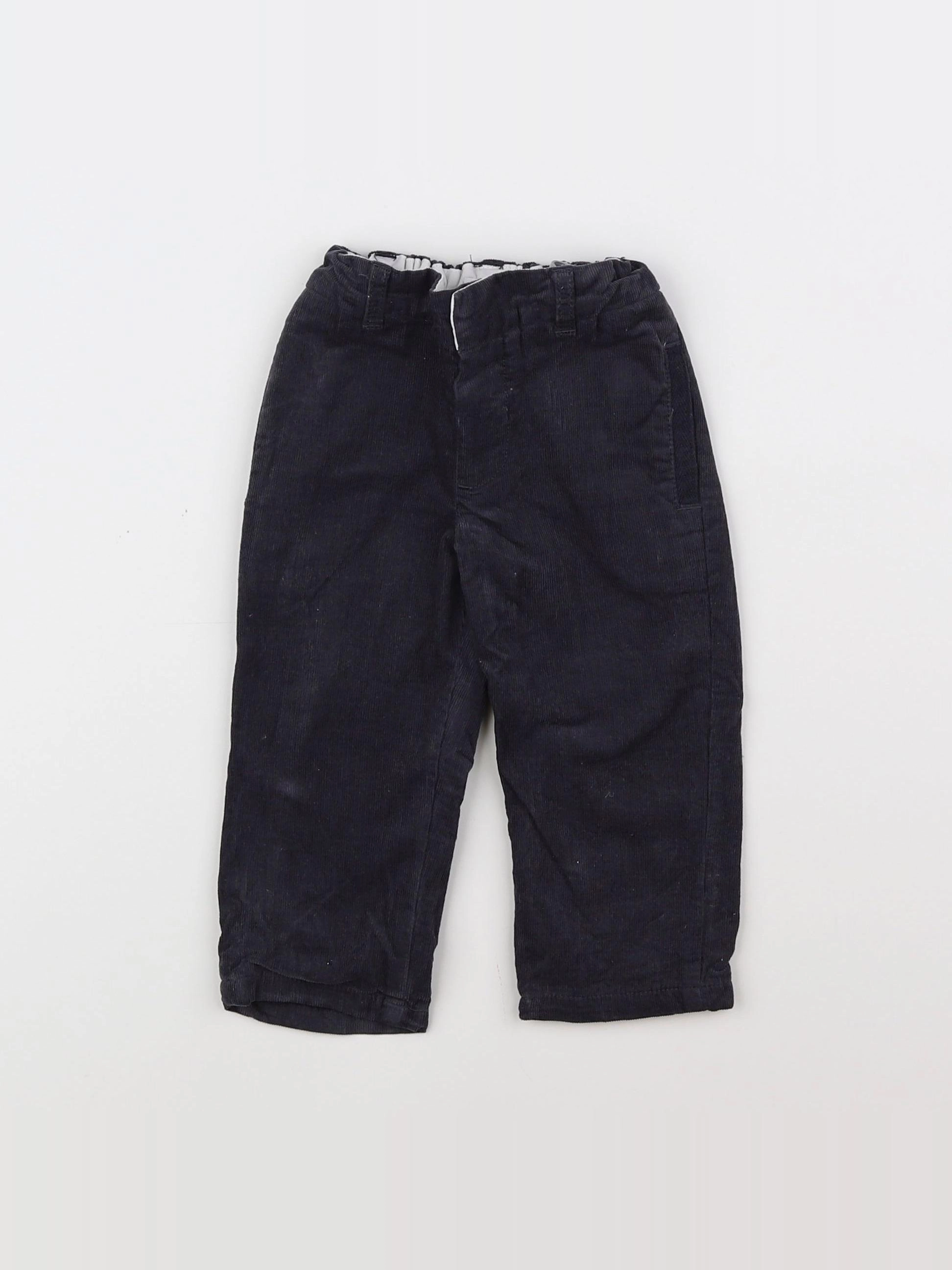 Boutchou - pantalon bleu - 9 mois