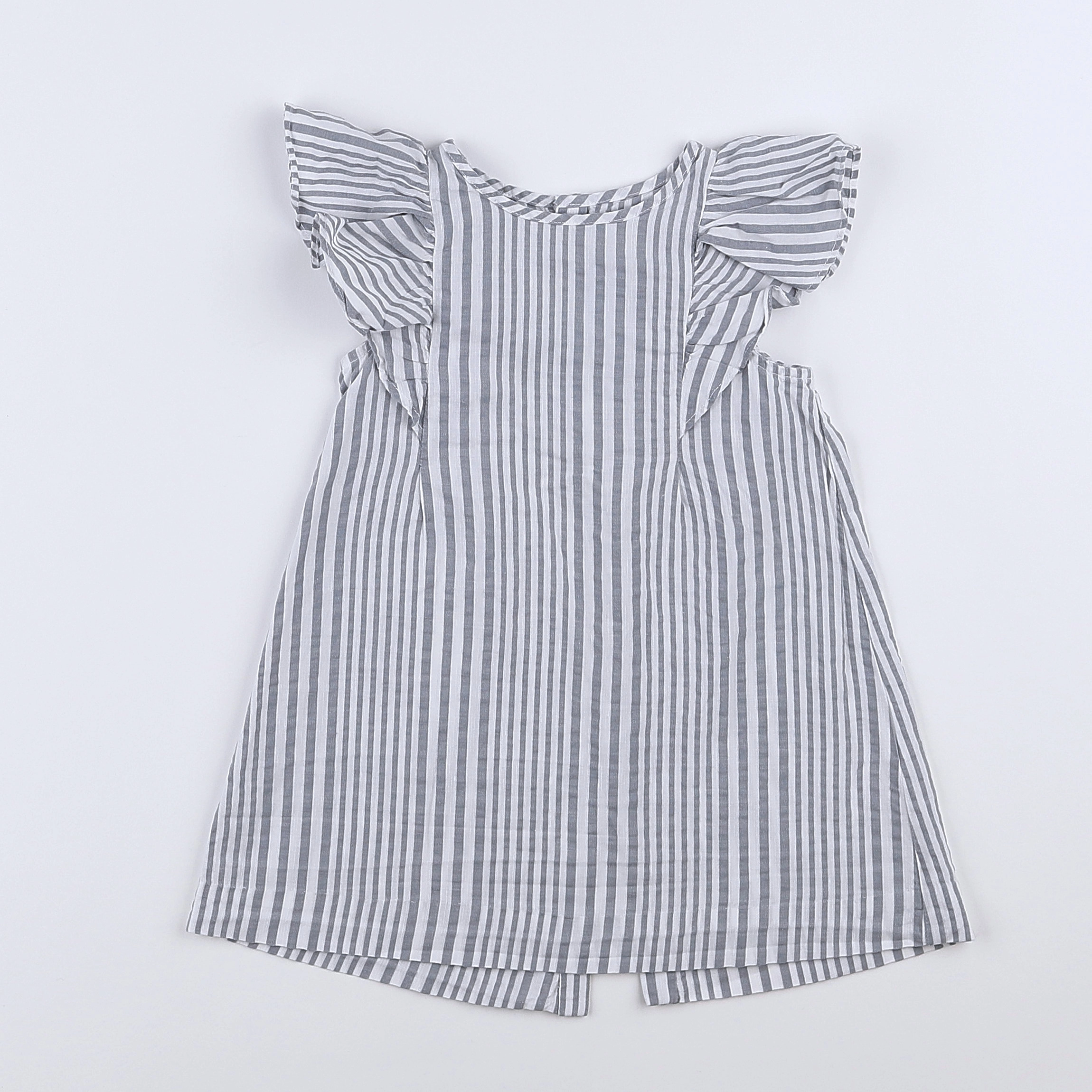 Jacadi - robe blanc, gris - 18 mois