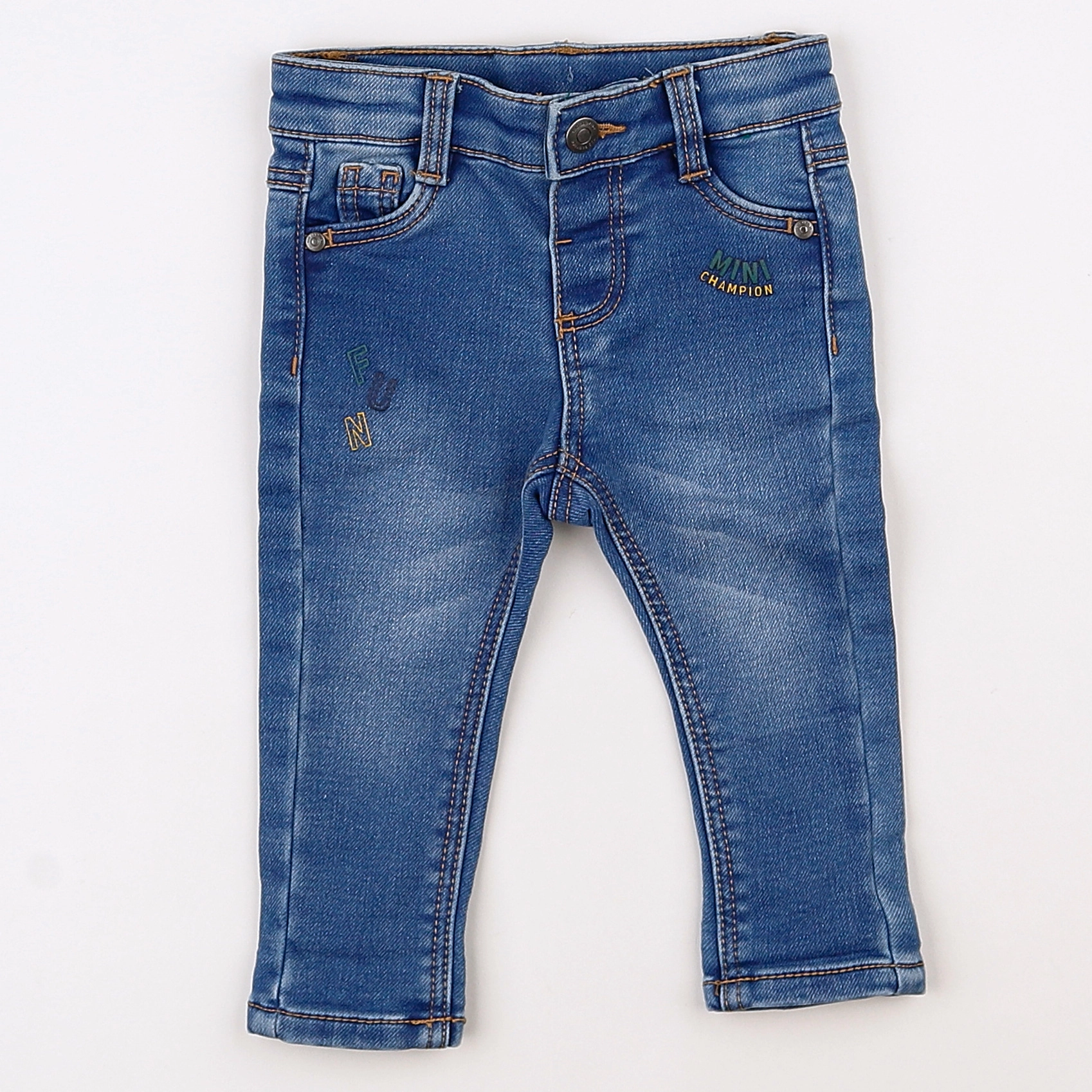 Tape à l'oeil - pantalon bleu - 6 mois