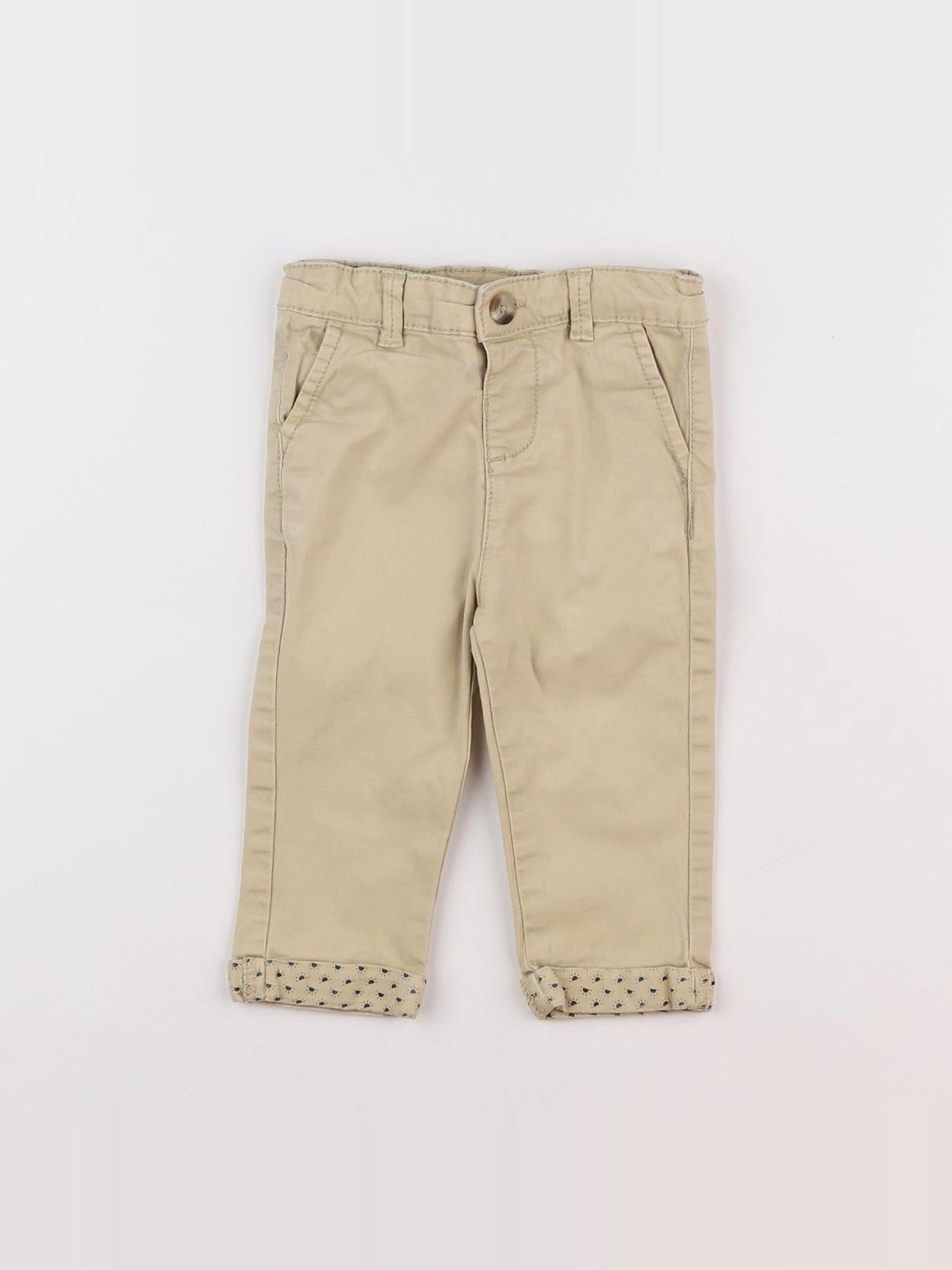 Tape à l'oeil - pantalon beige - 9 mois