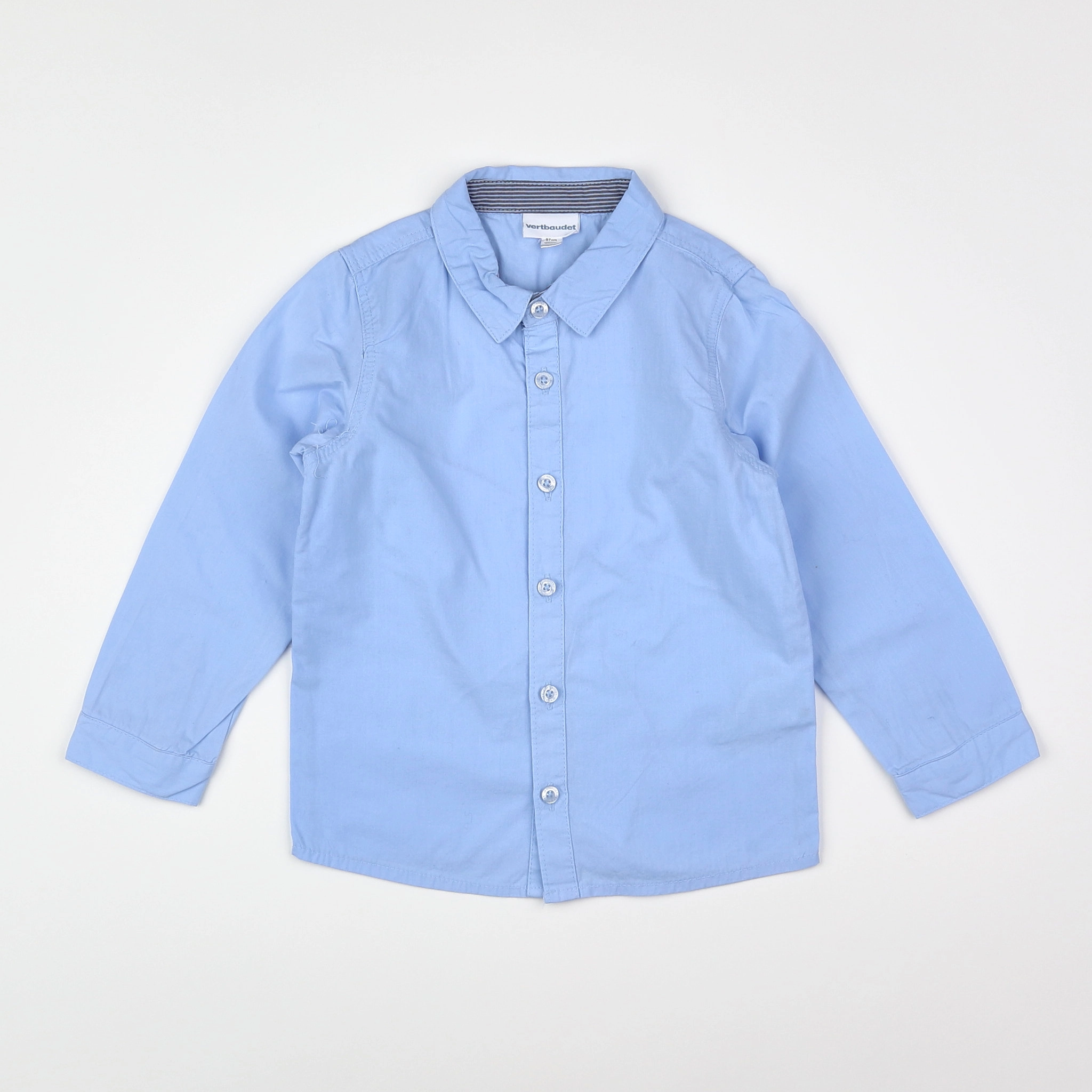 Vertbaudet - chemise bleu - 3 ans