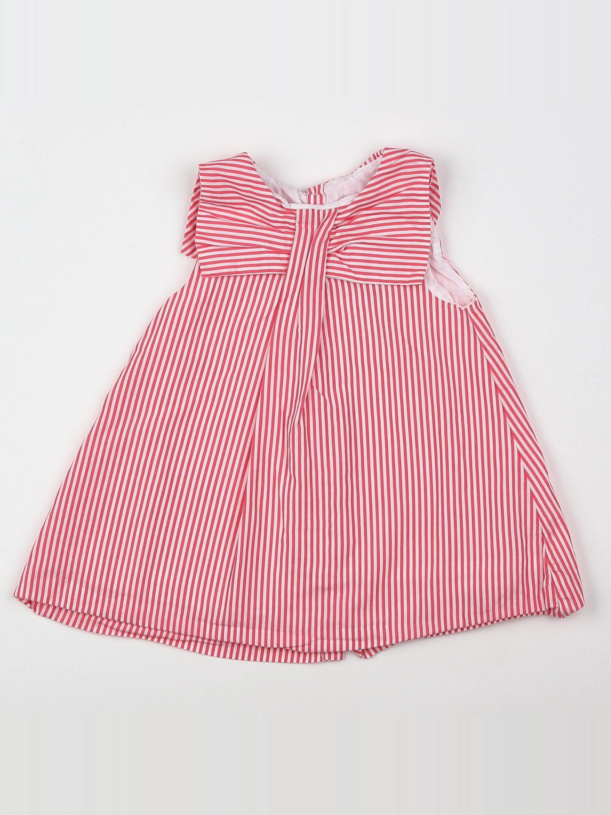 Jacadi - robe rose - 12 mois