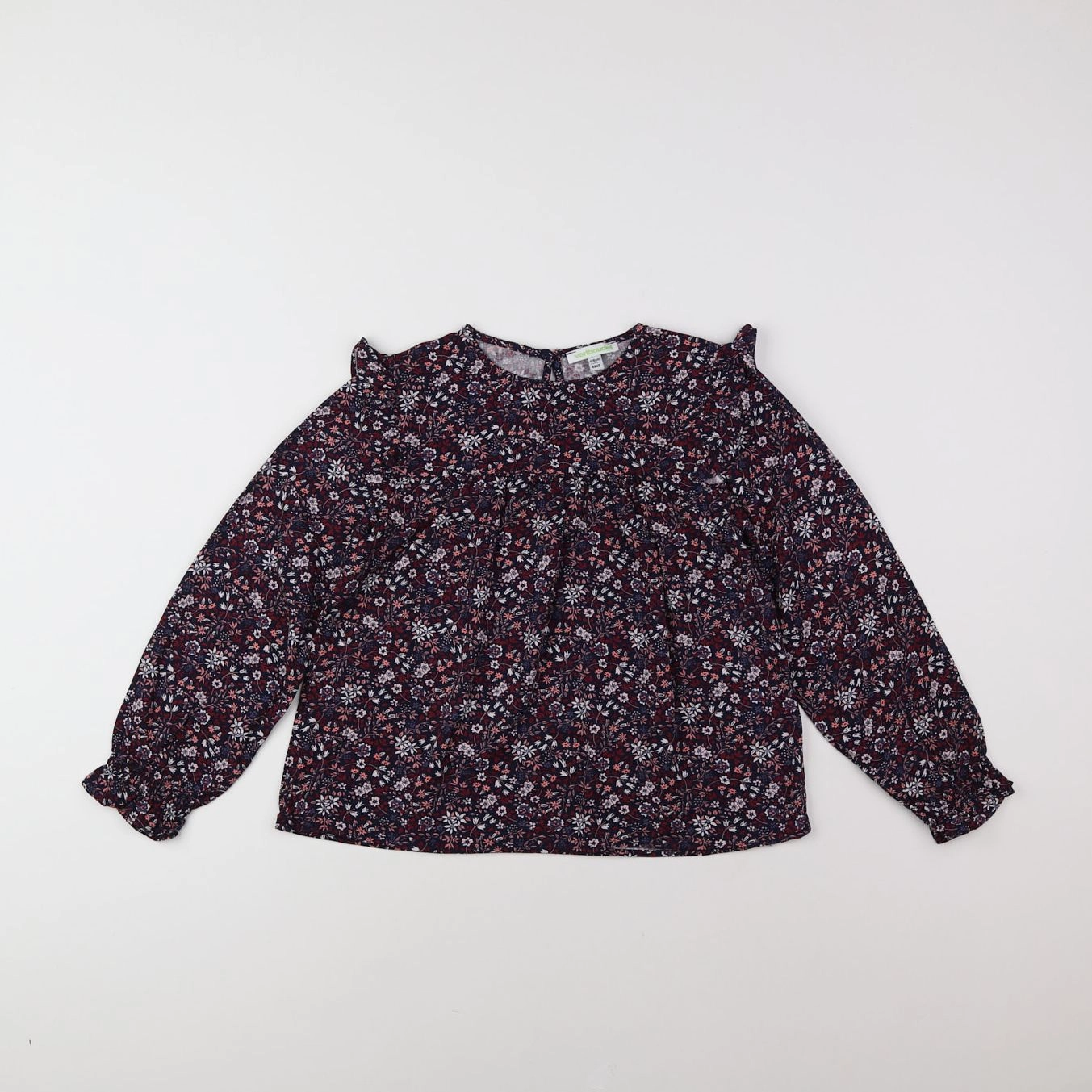 Vertbaudet - blouse bleu - 8 ans