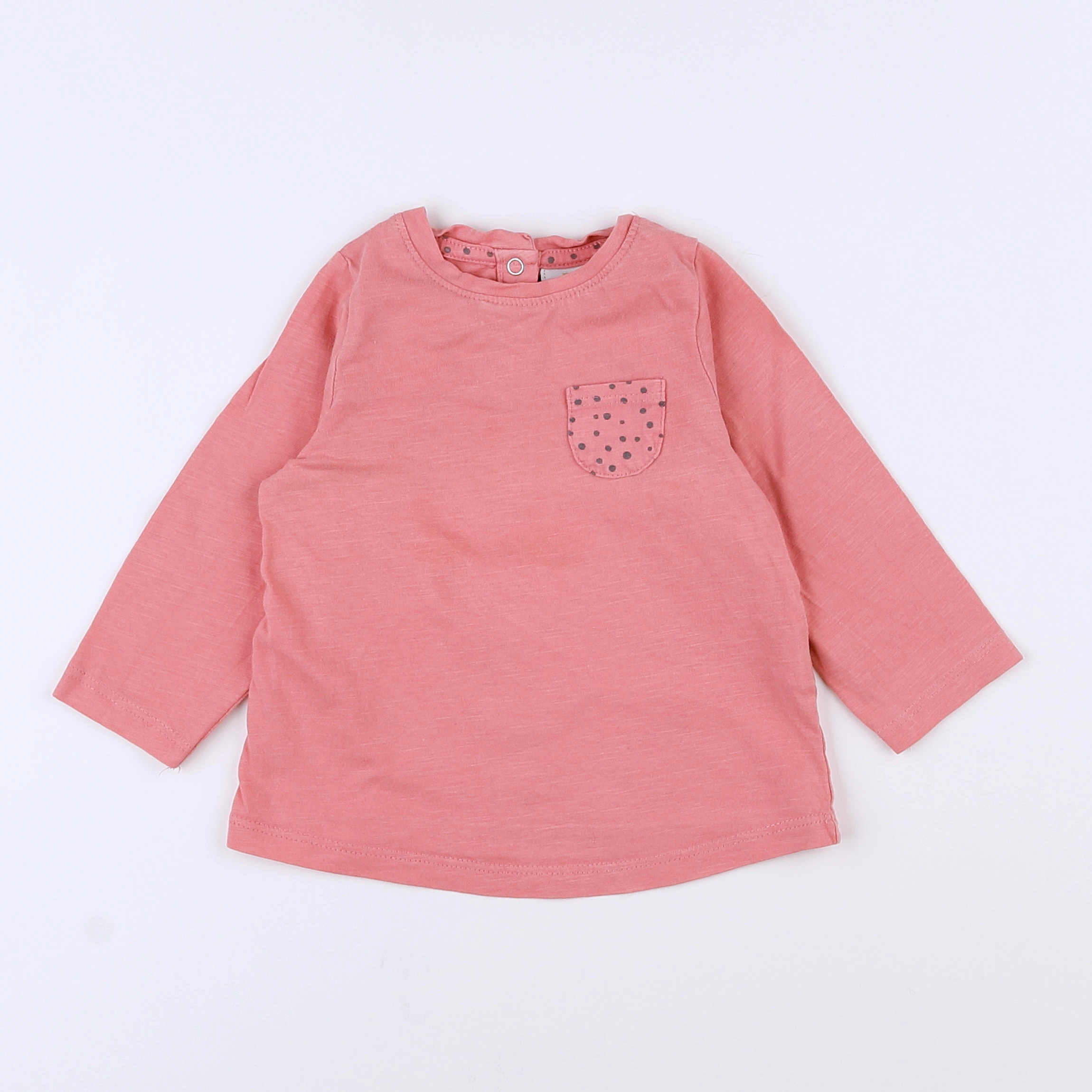 Tape à l'oeil - tee-shirt rose - 6 mois