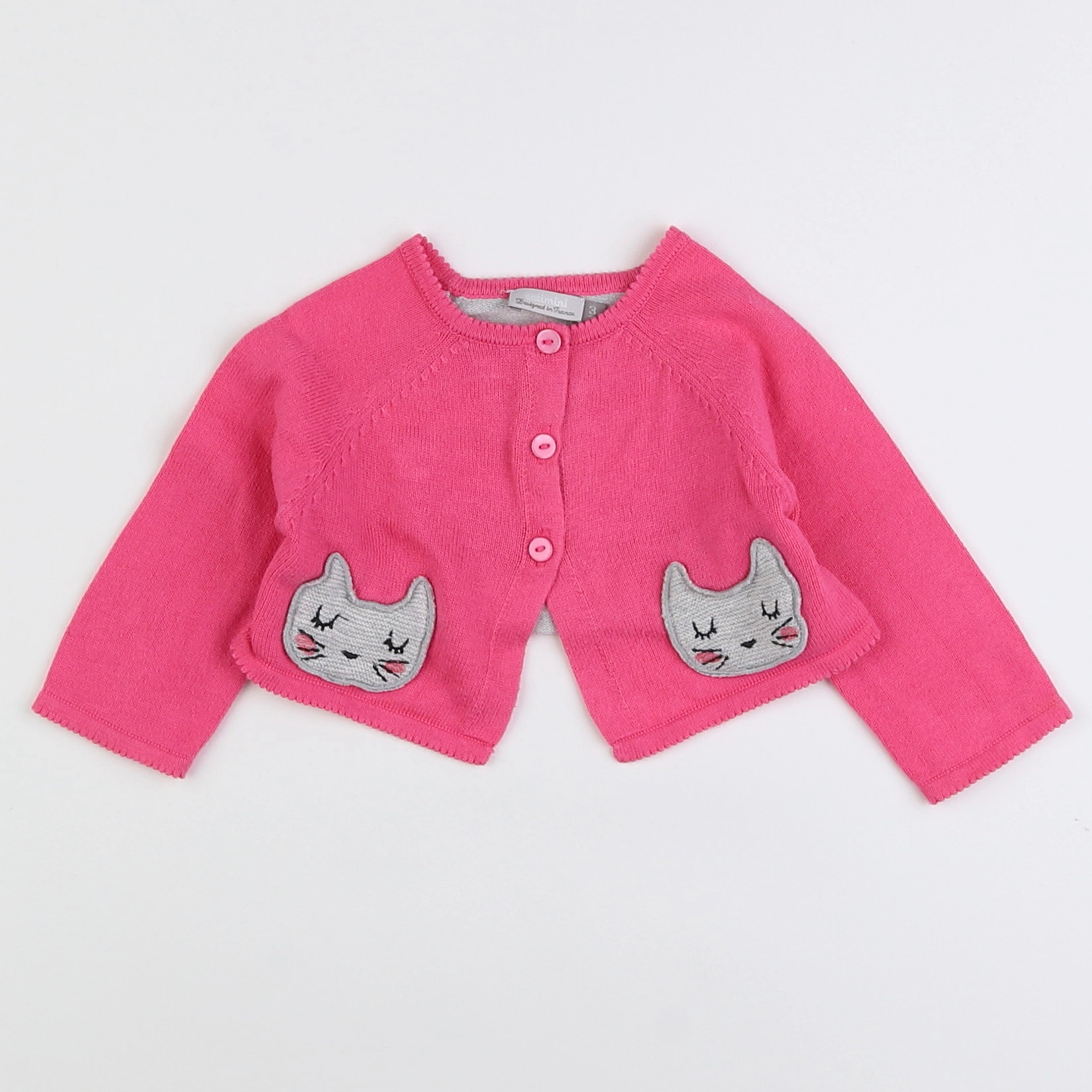 Catimini - gilet rose - 3 mois