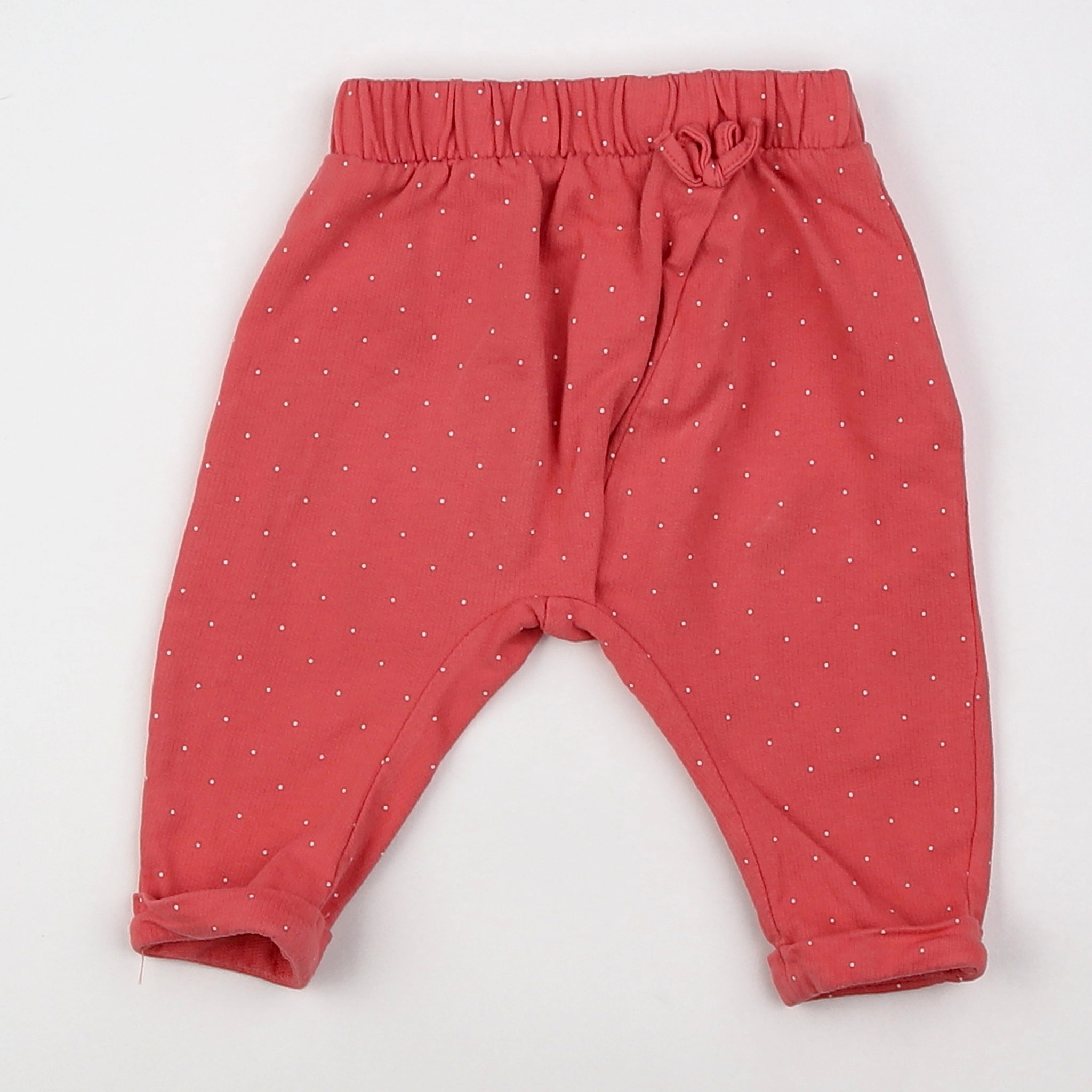 Vertbaudet - jogging rouge - 3 mois