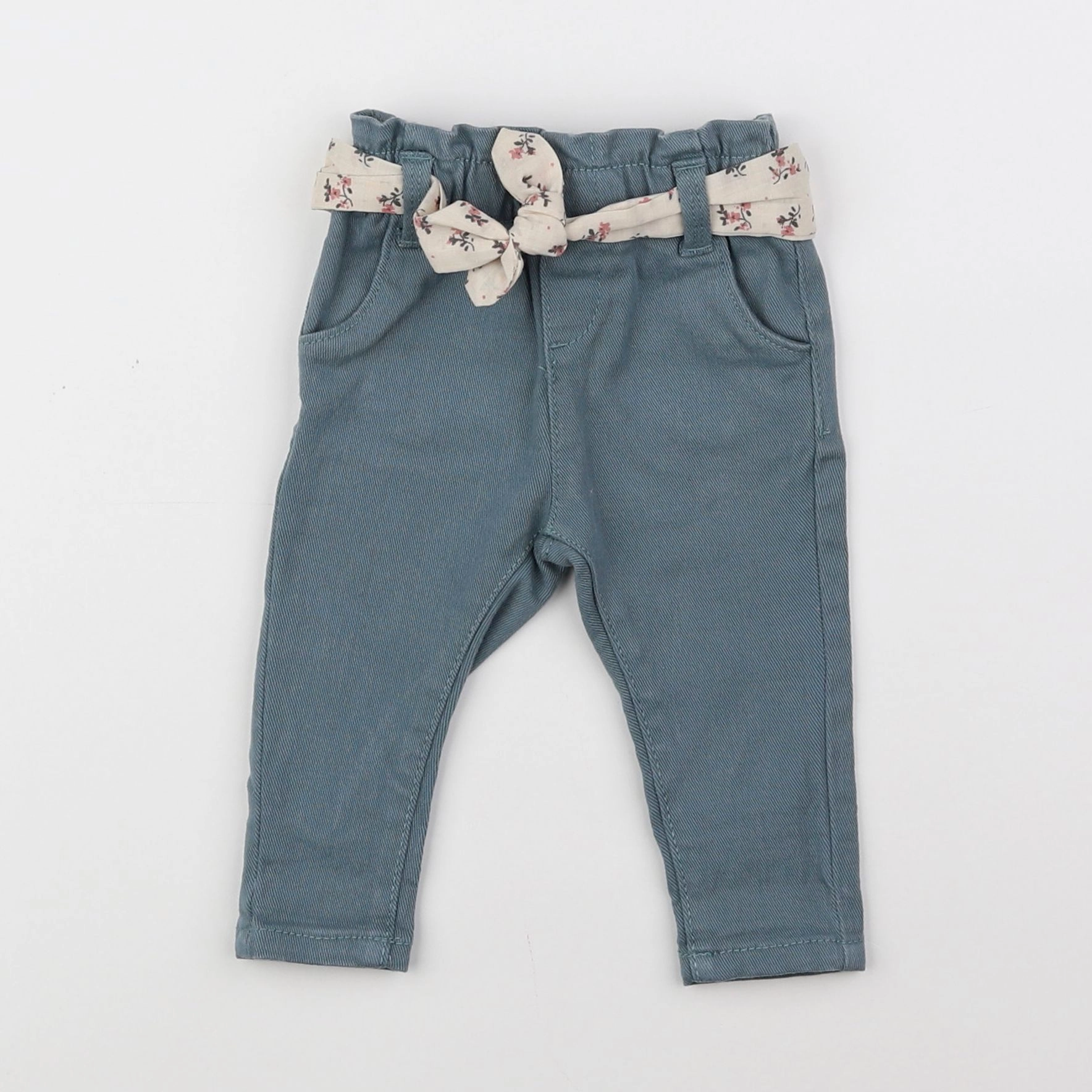 Vertbaudet - pantalon vert - 3 mois