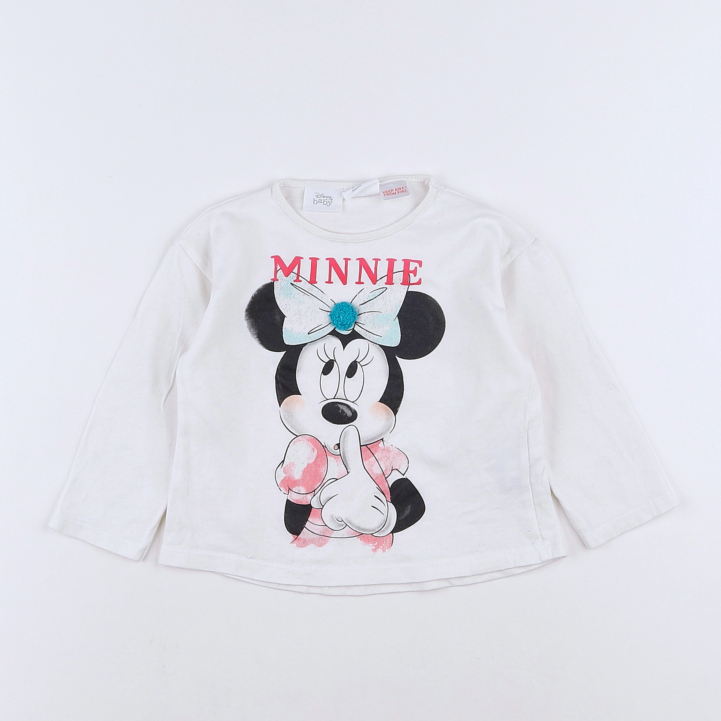 Zara - tee-shirt blanc - 9/12 mois