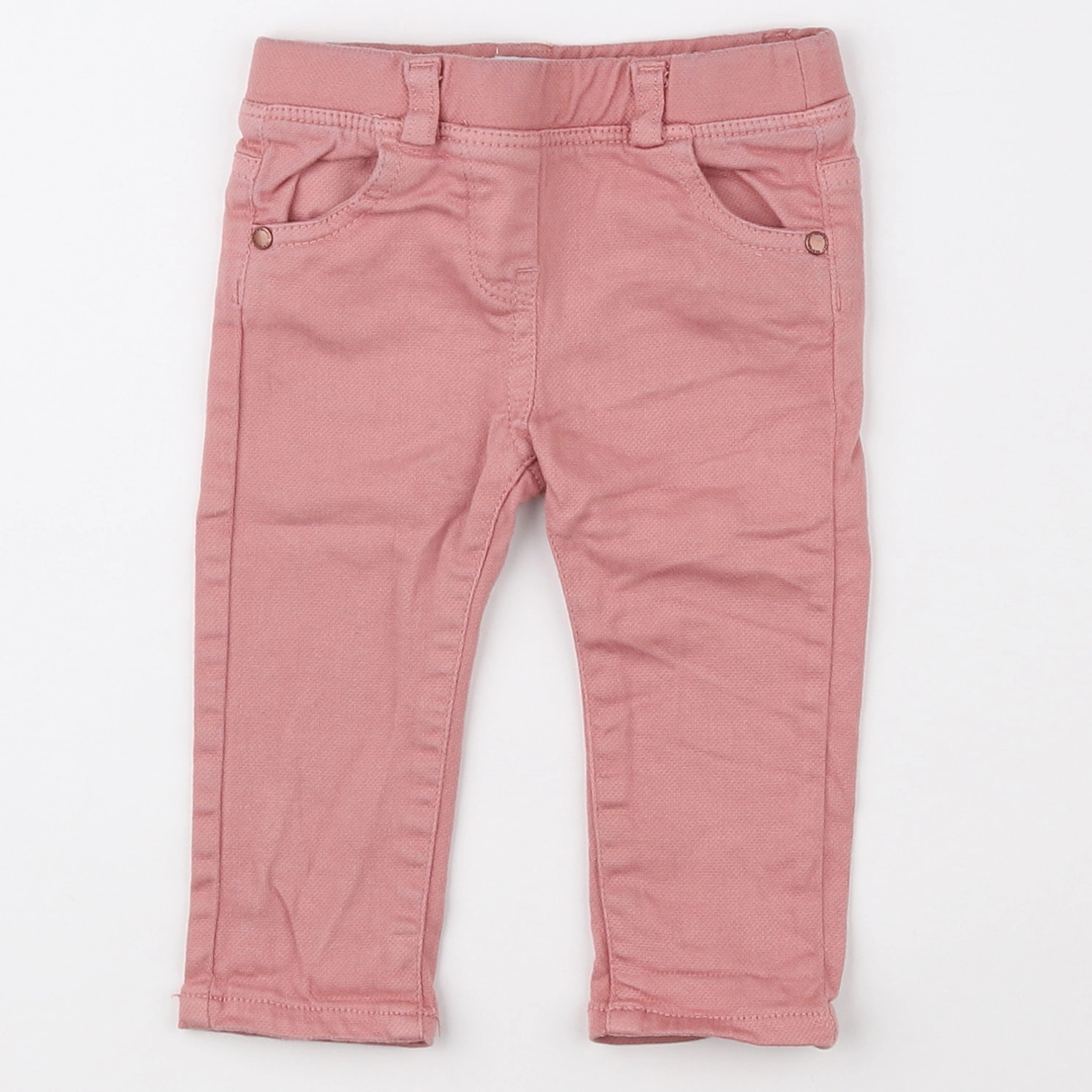 Vertbaudet - jegging rose - 9 mois