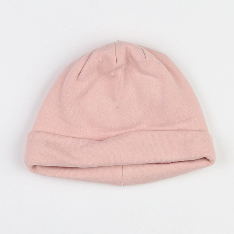 Vertbaudet - bonnet rose - 9 mois
