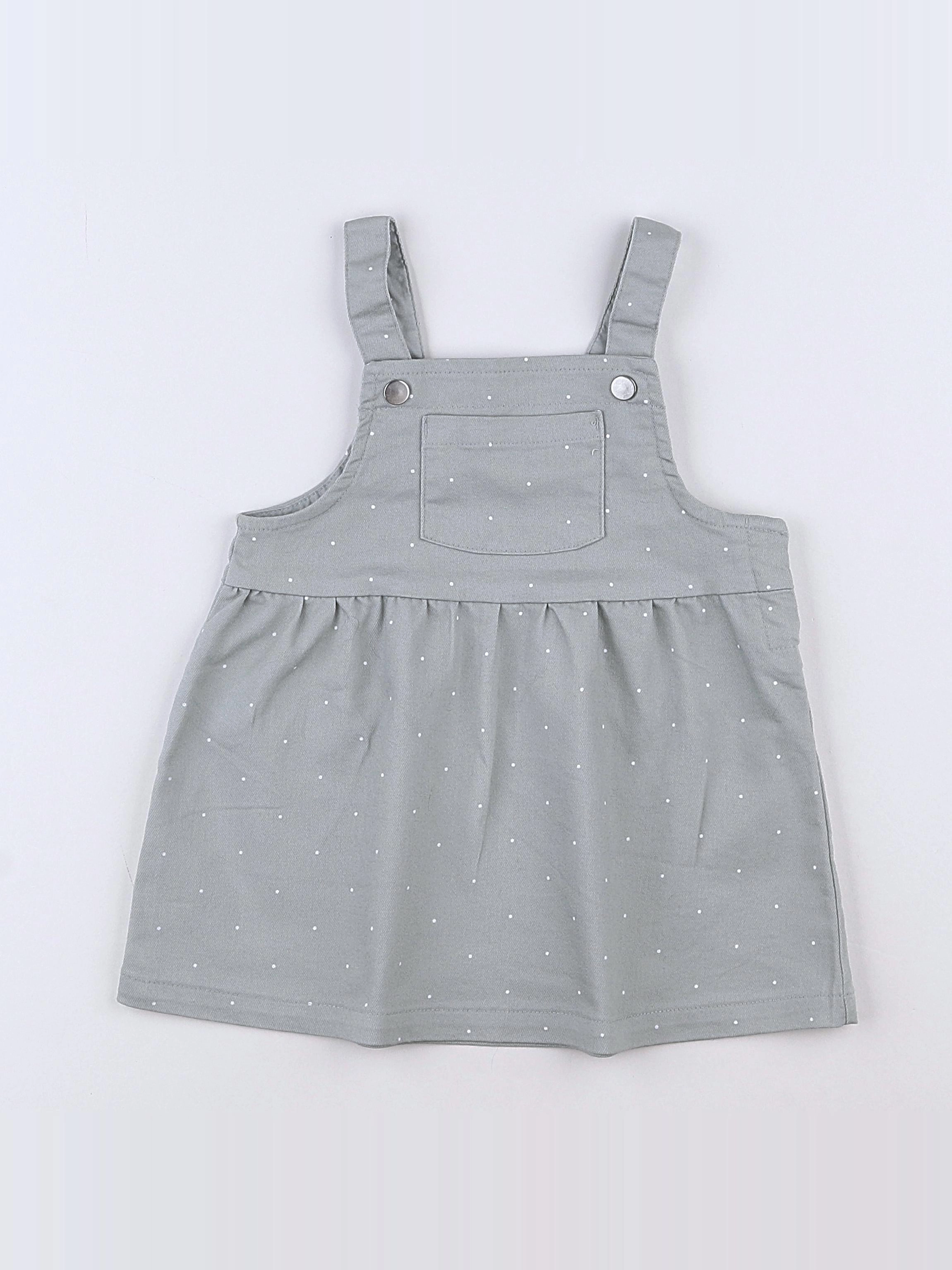 H&M - robe vert - 9 mois