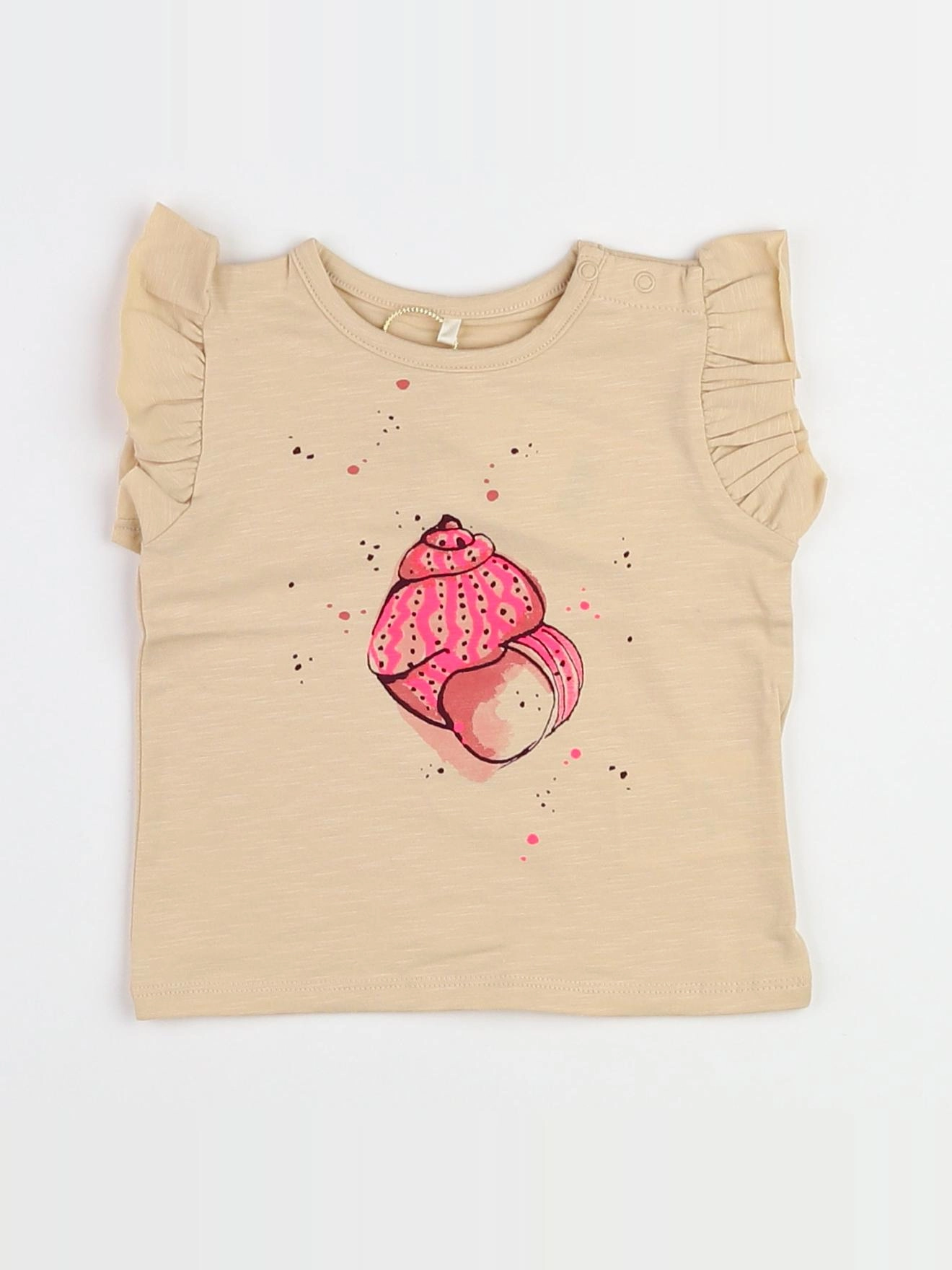 Soft Gallery - tee-shirt beige (neuf) - 6 mois