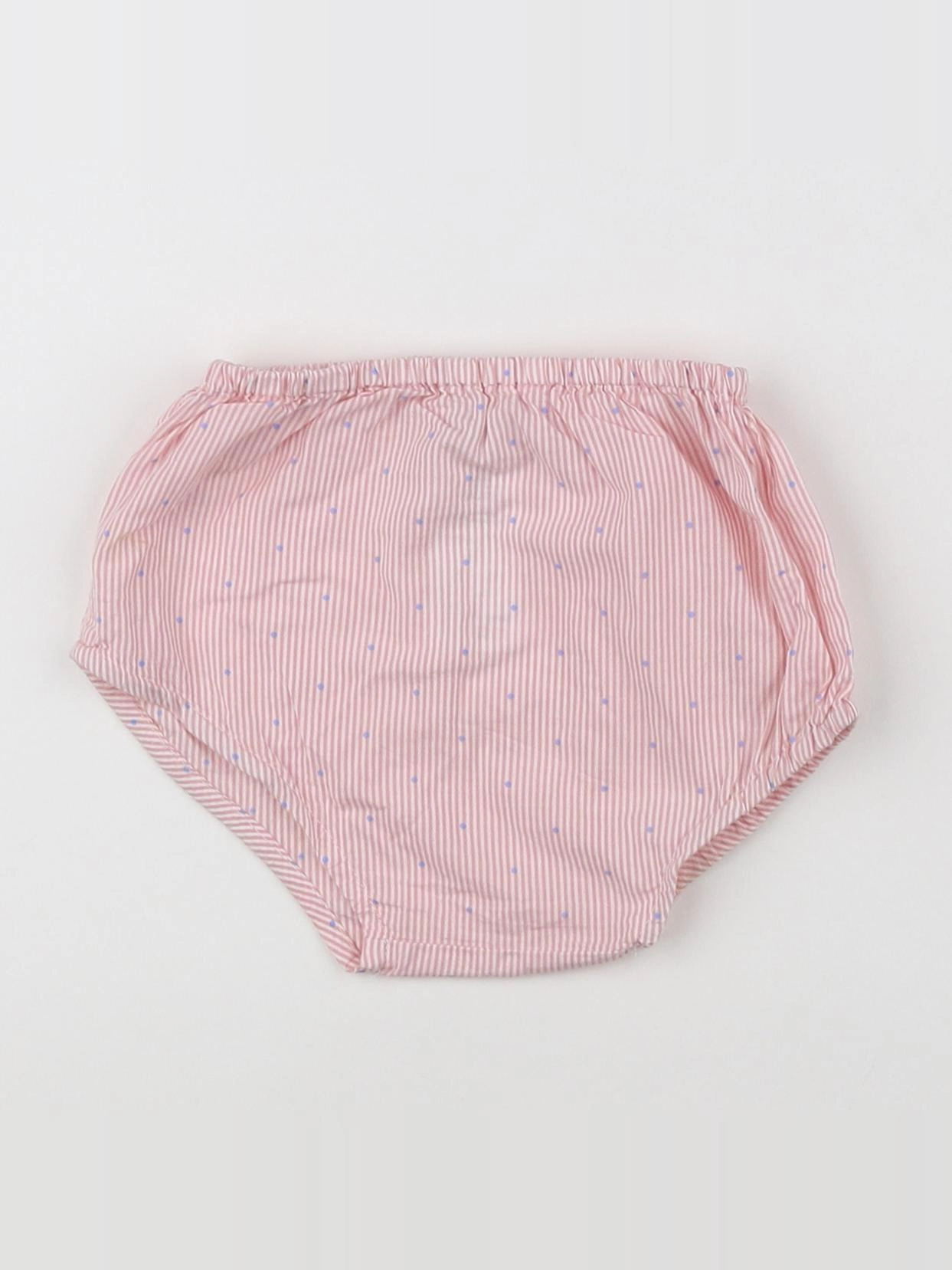 Jacadi - bloomer blanc, rose - 6 mois