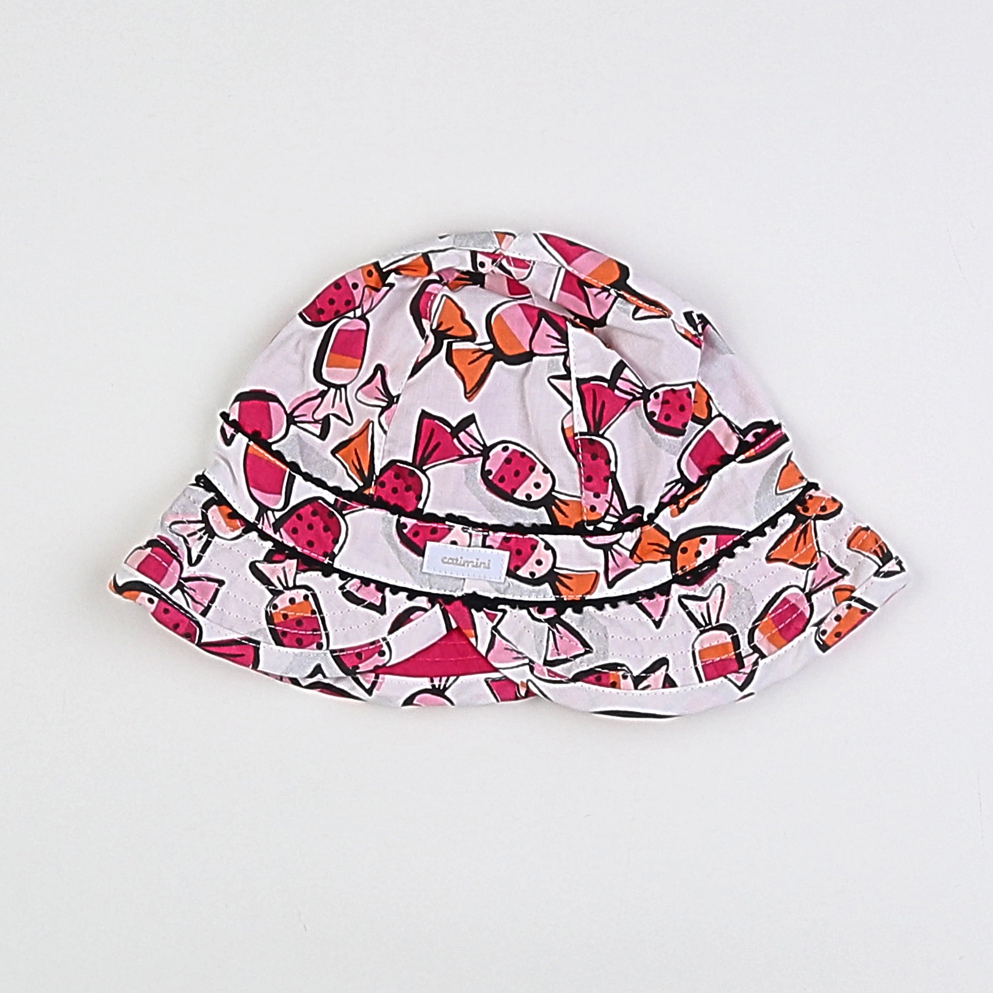 Catimini - chapeau rose, blanc, multicolore - 6 mois