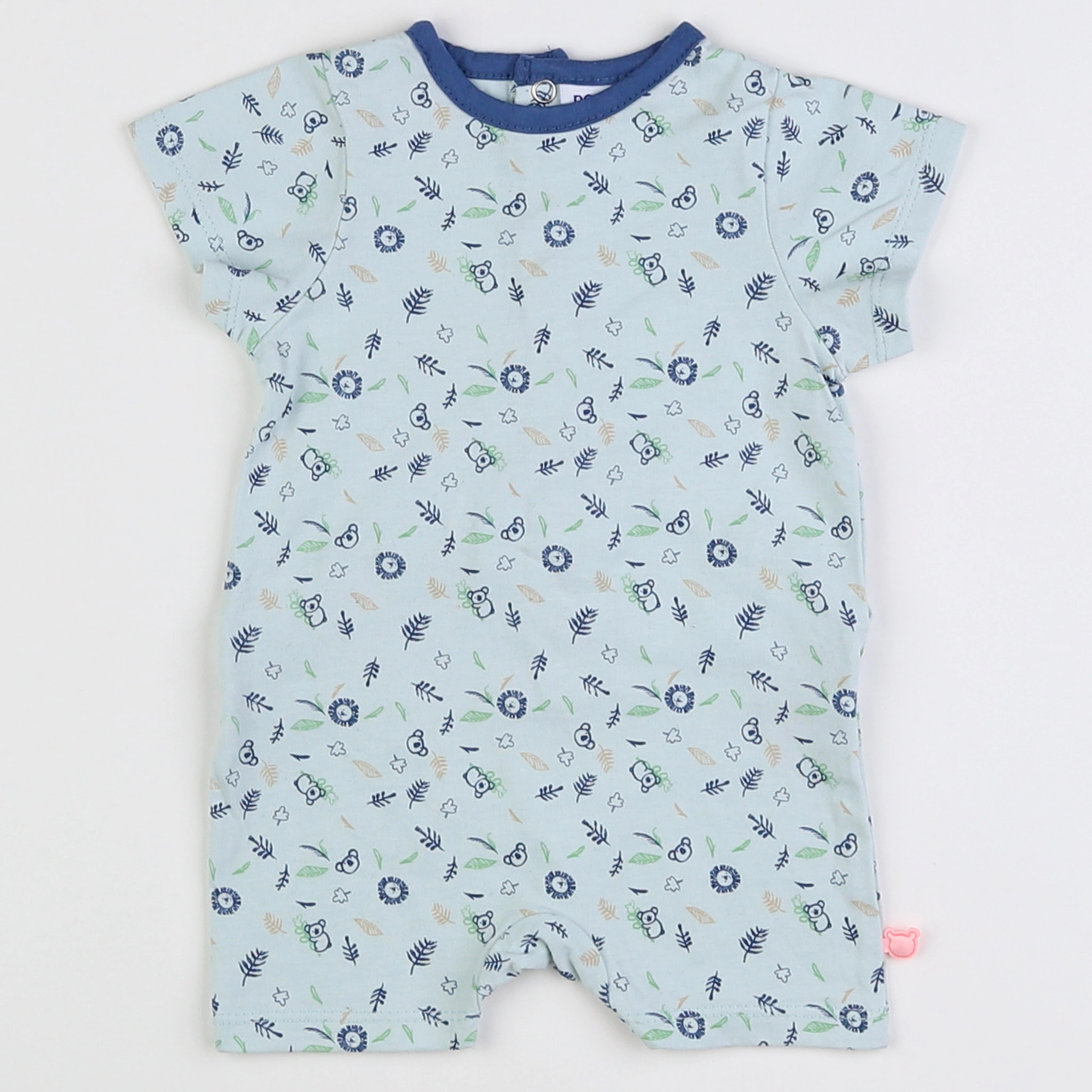 Noukie's - pyjama coton bleu - 3 mois