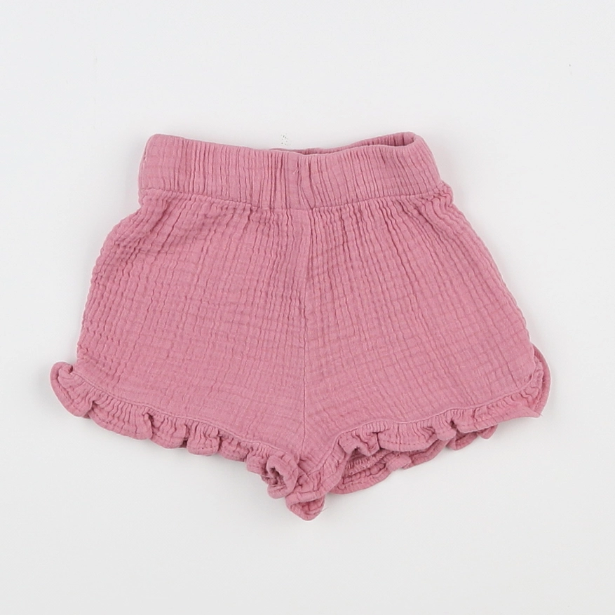 Vertbaudet - short rose - 3 mois