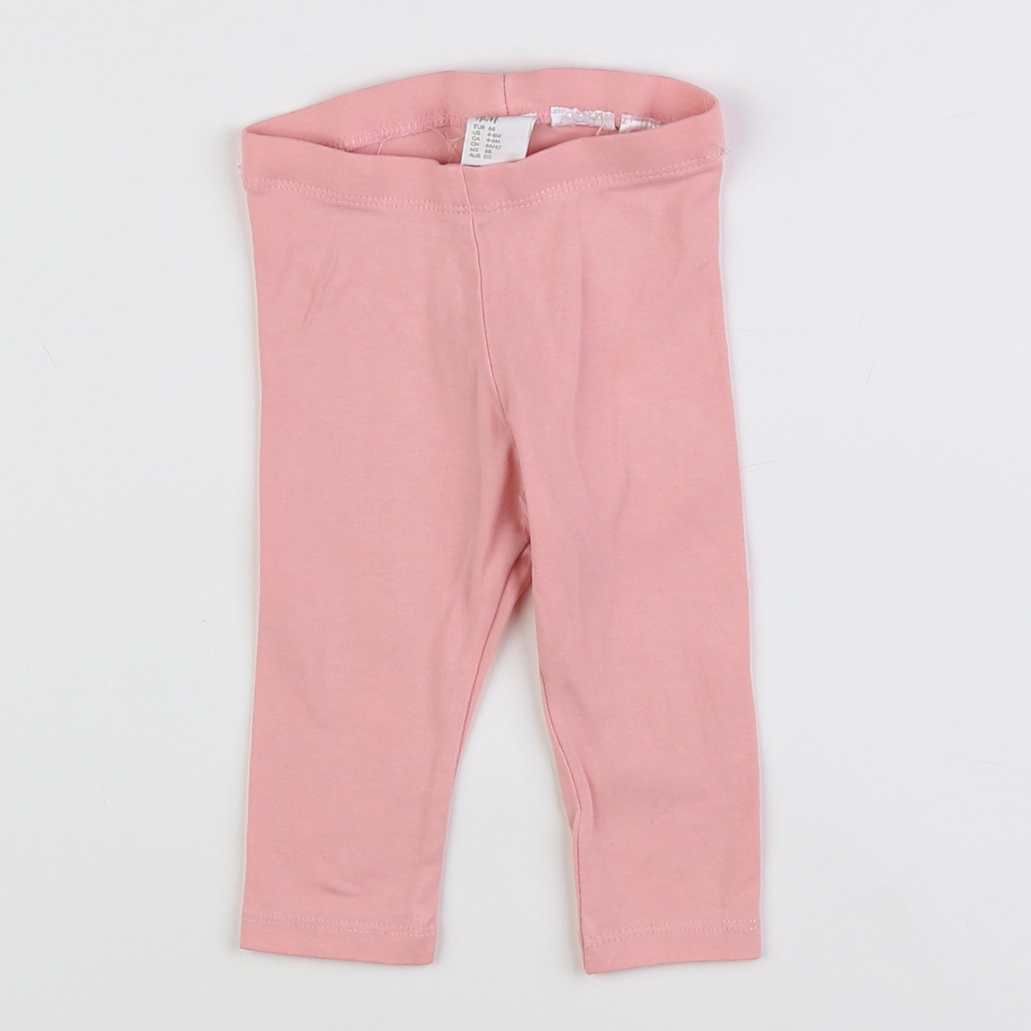 H&M - legging rose - 3/6 mois