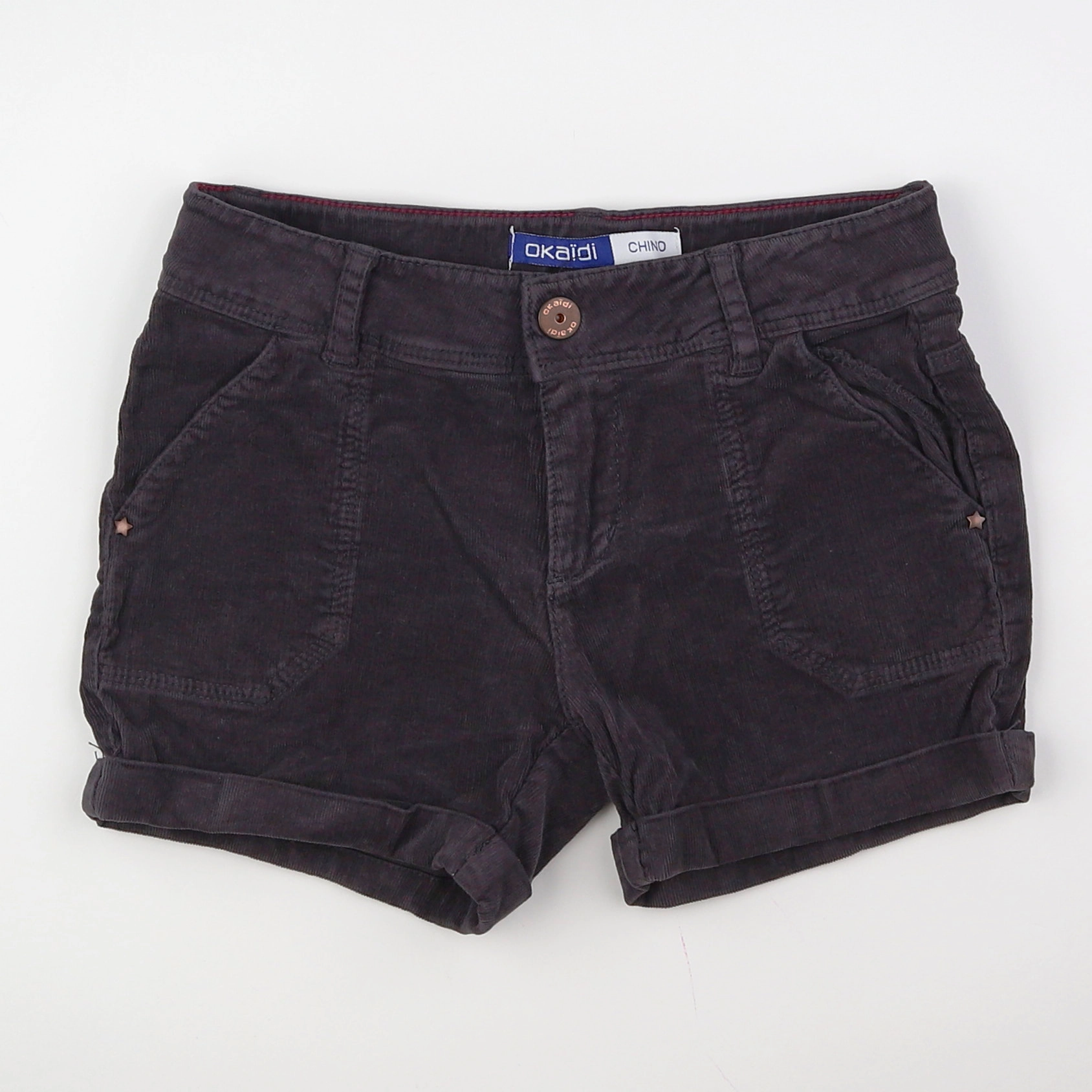 Okaidi - short gris - 8 ans