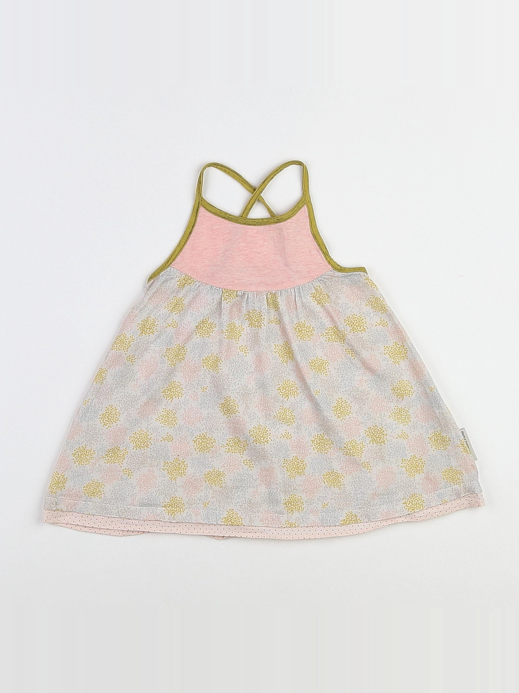 Moulin Roty - robe multicolore - 12 mois