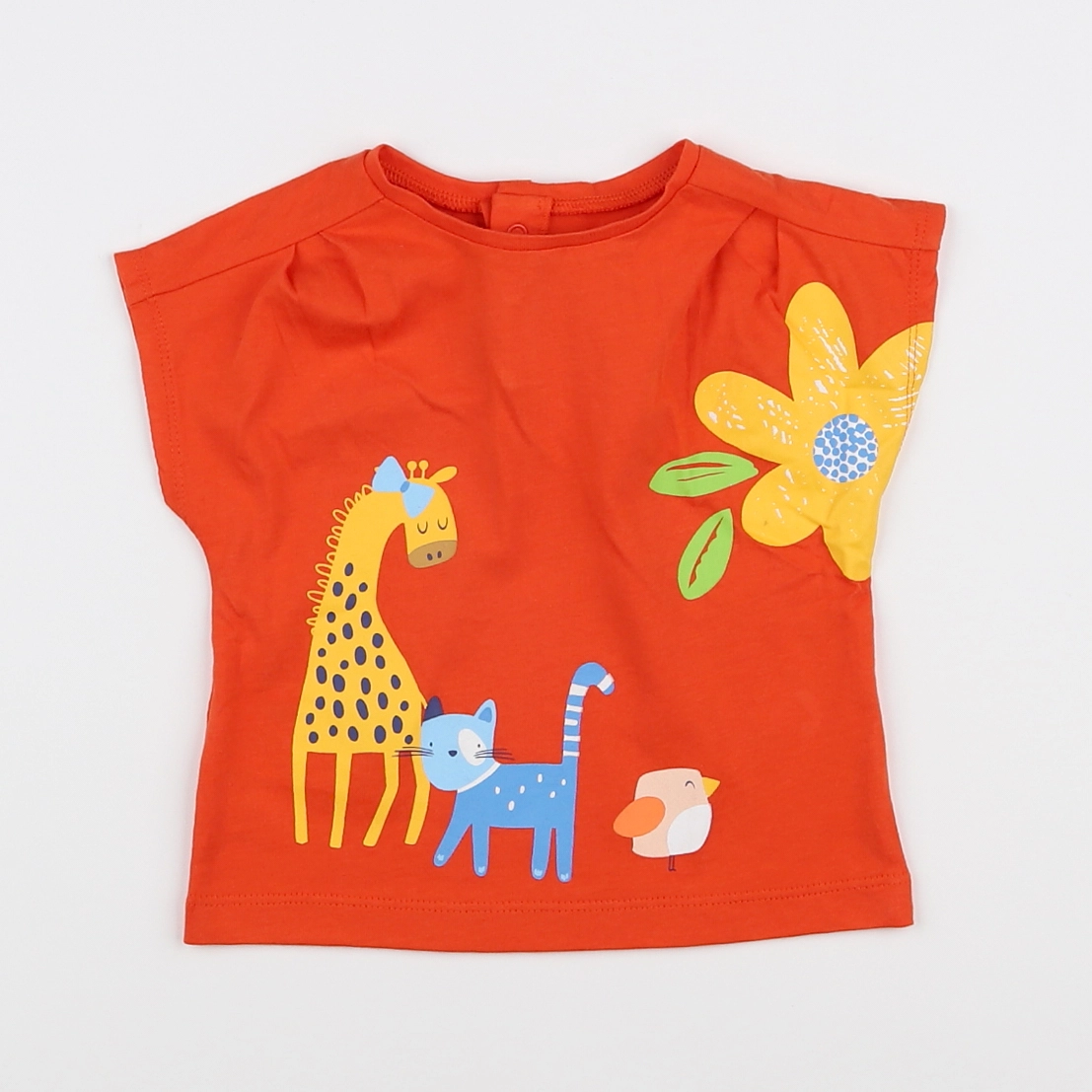 Mayoral - tee-shirt orange - 9 mois