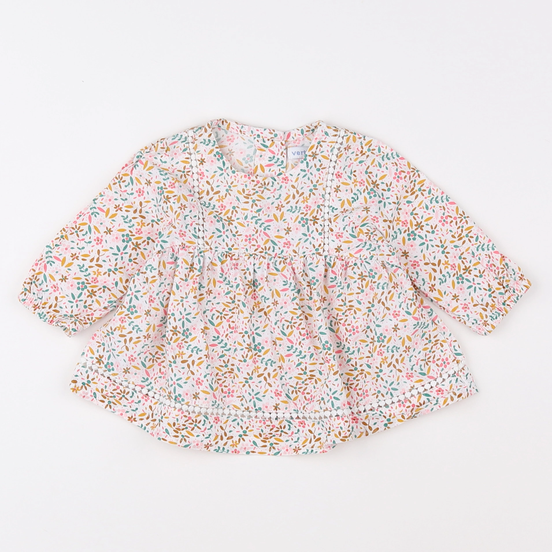 Vertbaudet - blouse blanc - 3 mois