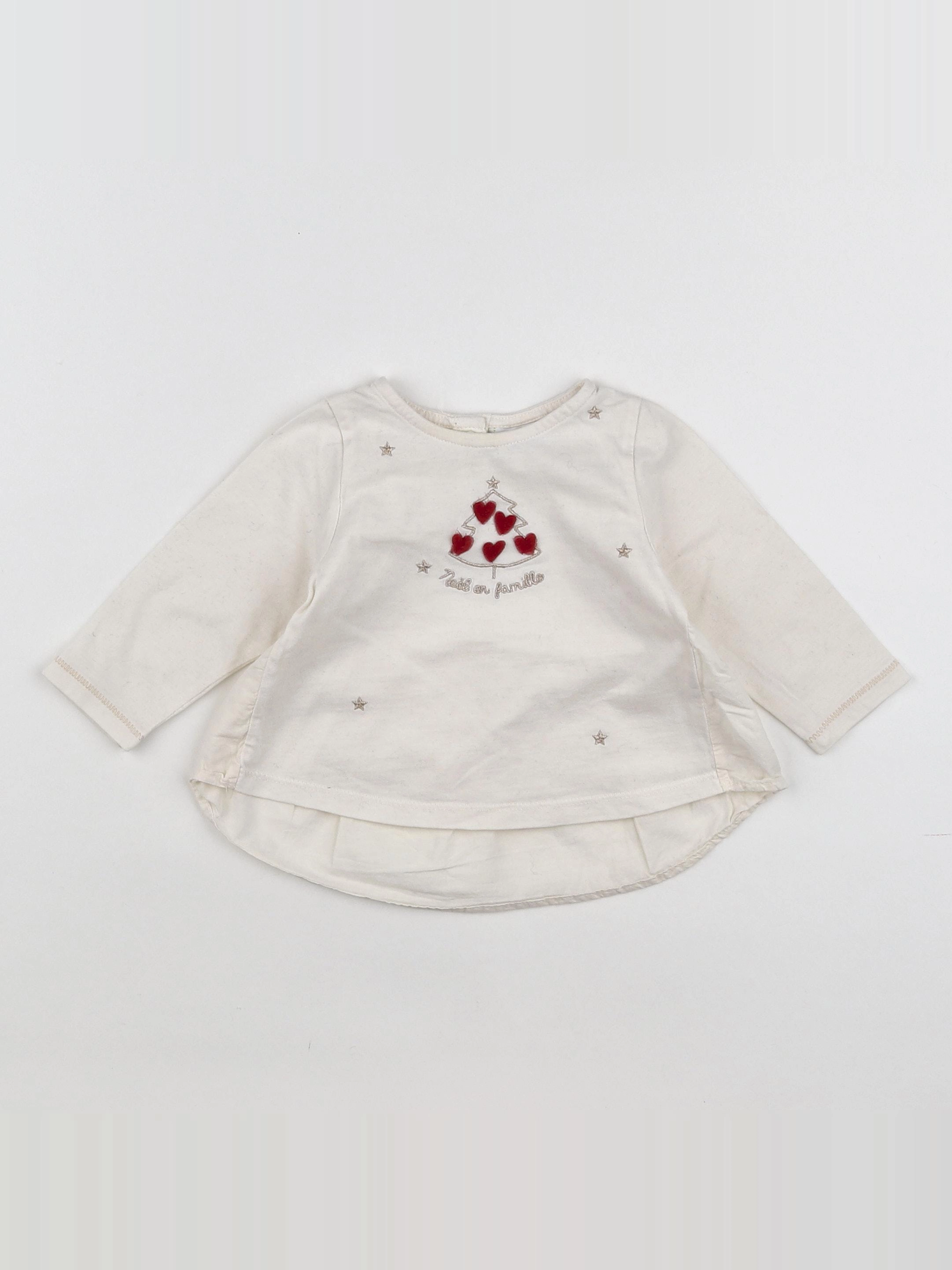 Tape à l'oeil - tee-shirt beige - 6 mois