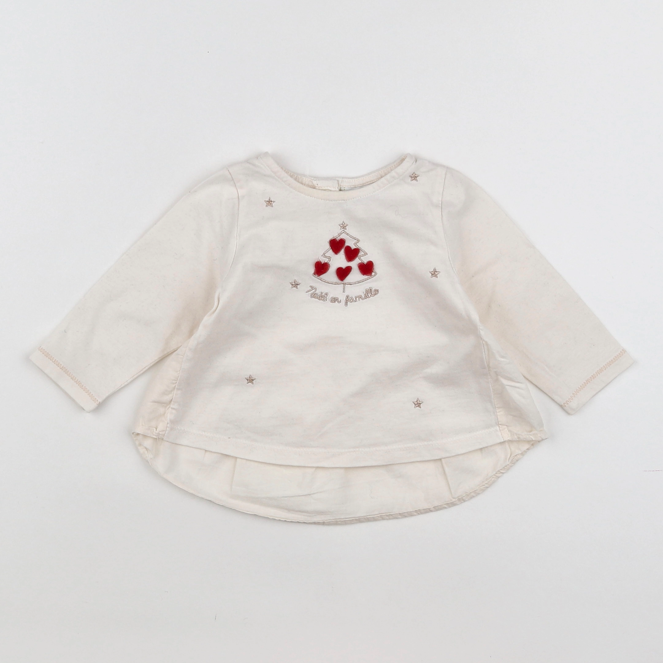 Tape à l'oeil - tee-shirt beige - 6 mois
