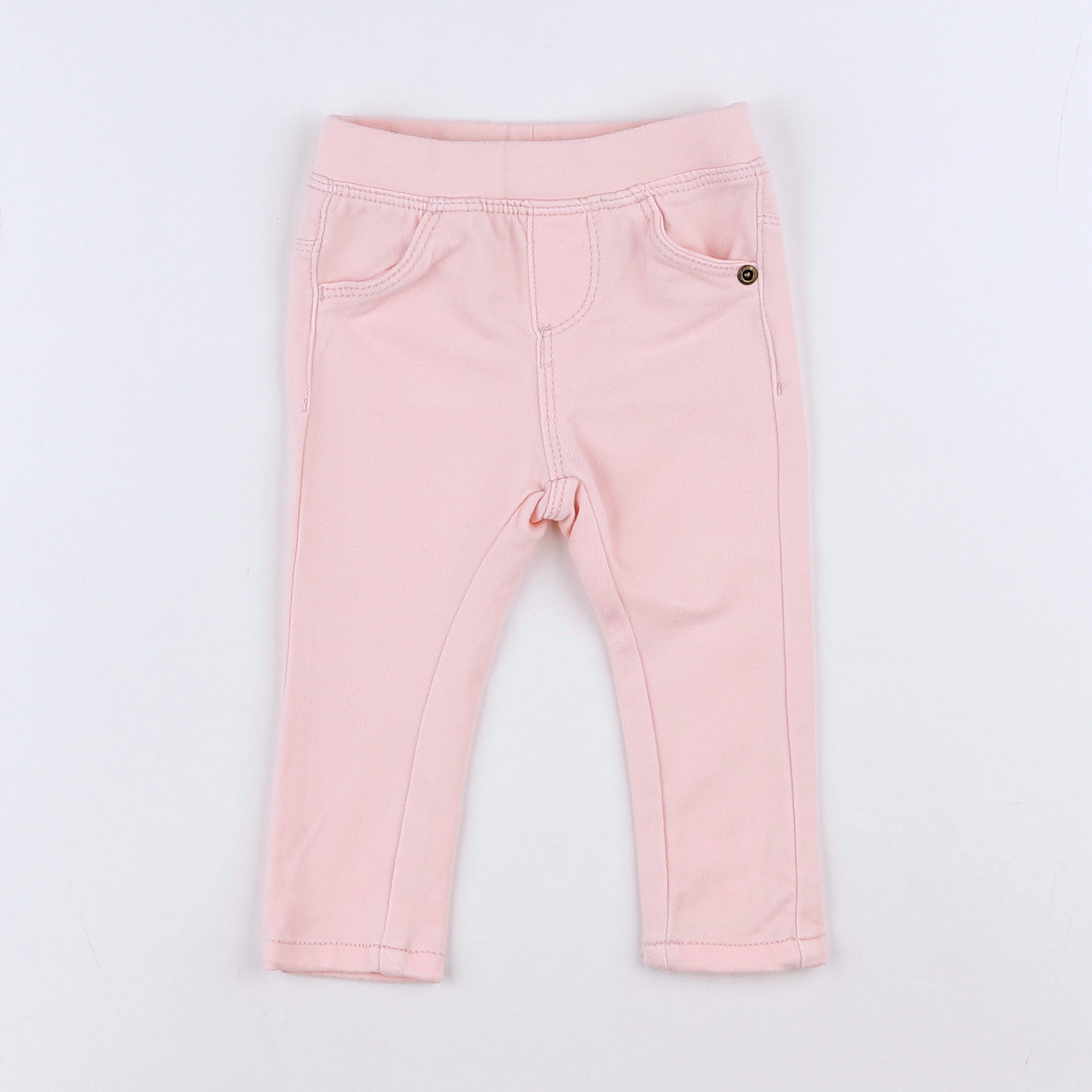 Vertbaudet - jegging rose - 9 mois