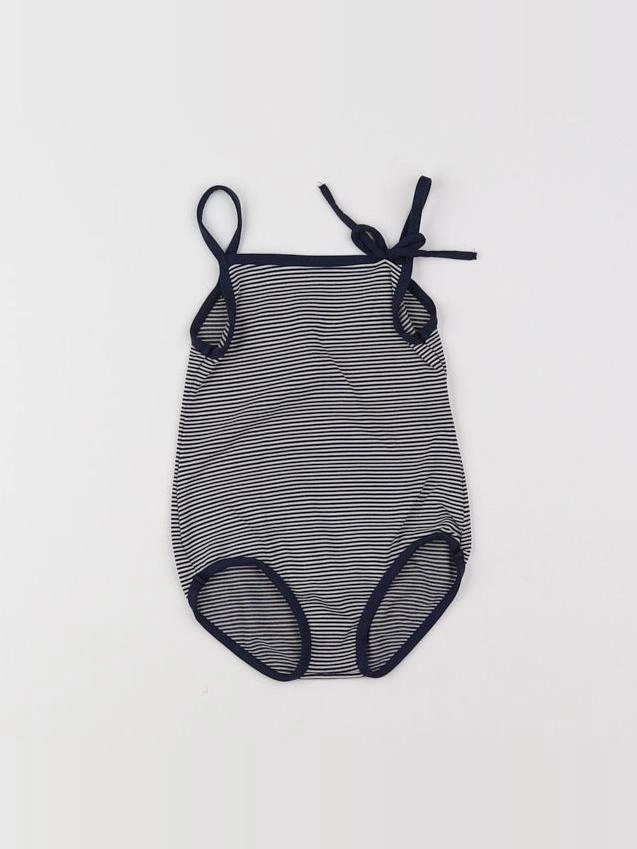 Petit Bateau - maillot de bain bleu, blanc - 12 mois