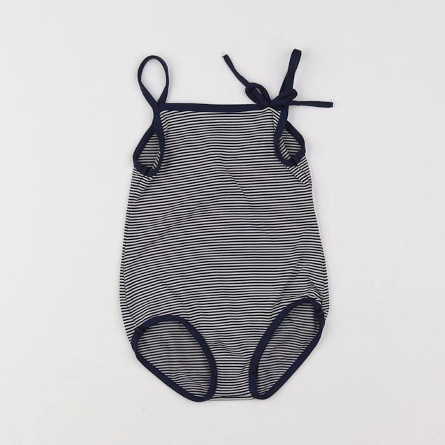 Petit Bateau - maillot de bain bleu, blanc - 12 mois